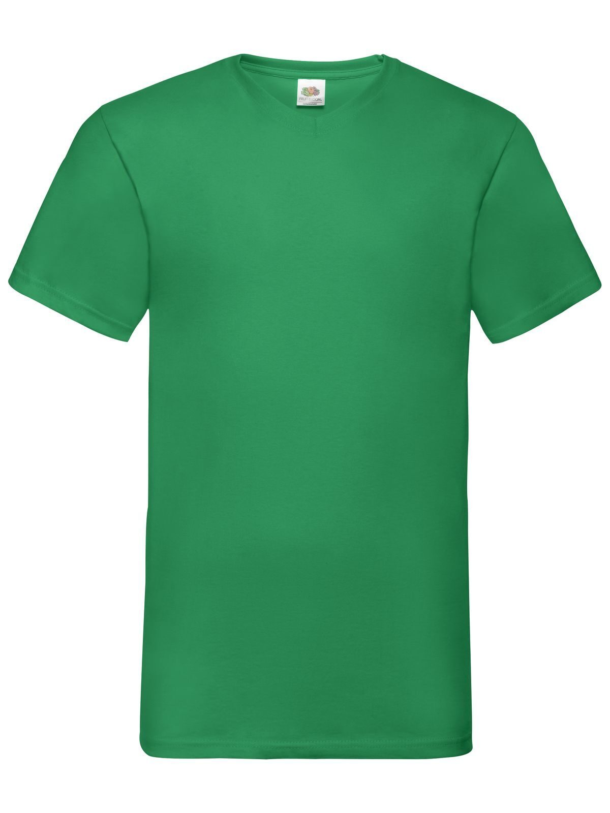 Valueweight V-Neck T T-Shirt – Fruit of the Loom – Farbe Kellygrün – individuell veredelbar