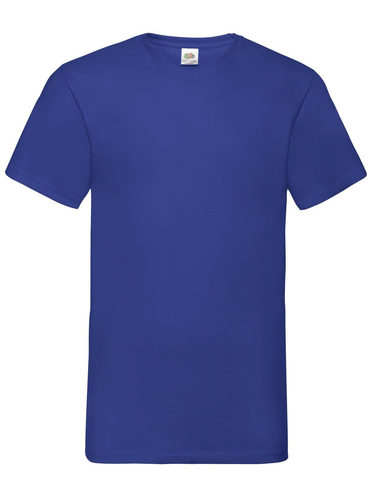 Valueweight V-Neck T T-Shirt – Fruit of the Loom – Farbe Royalblau – individuell veredelbar