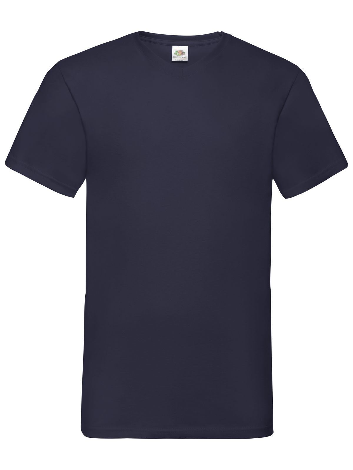 Valueweight V-Neck T T-Shirt – Fruit of the Loom – Farbe deep navy – individuell veredelbar