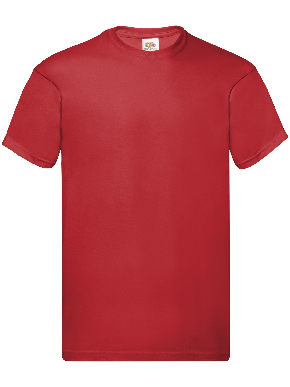 Original T T-Shirt – Fruit of the Loom – Farbe Rot – individuell veredelbar