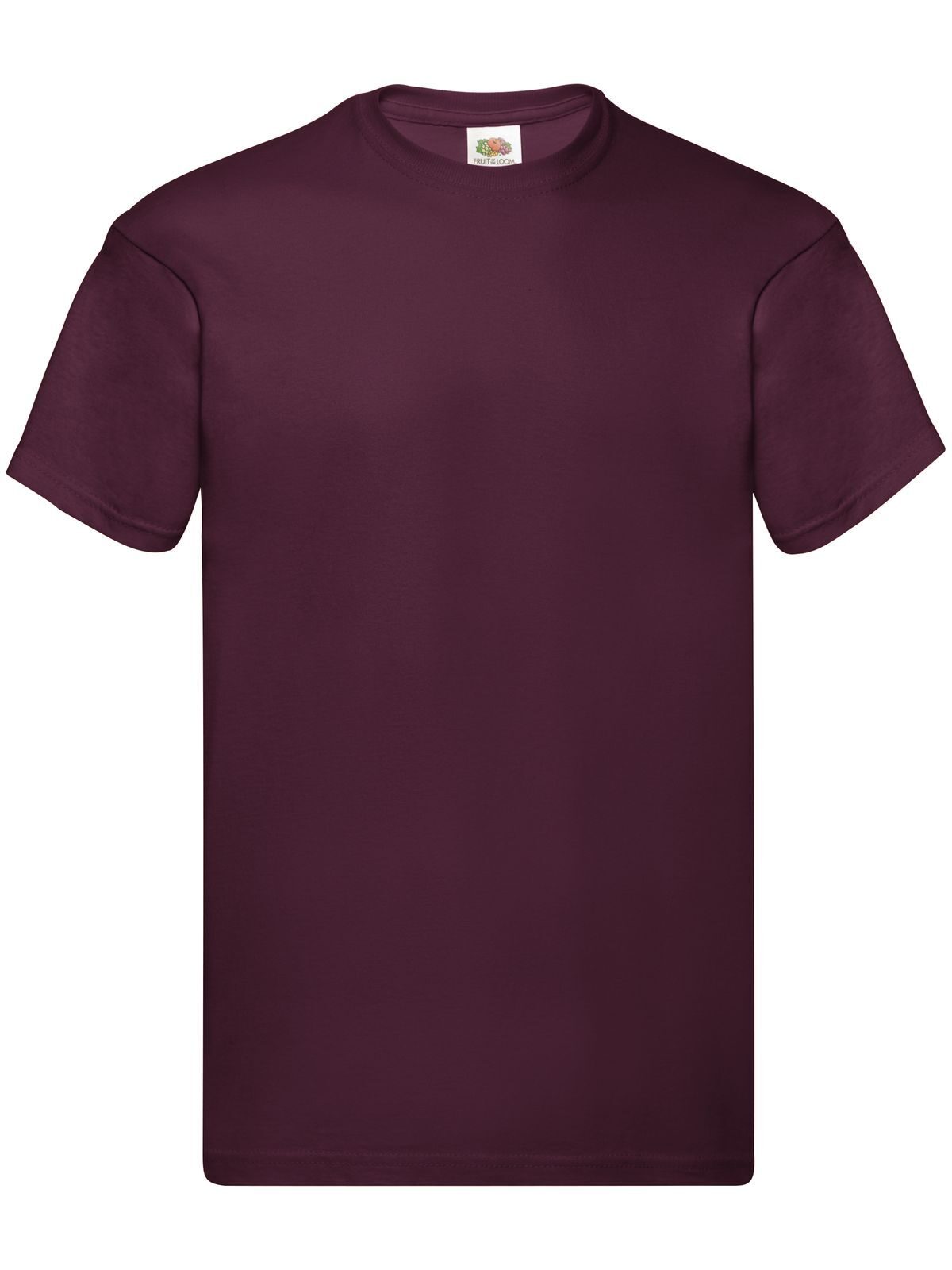 Original T T-Shirt – Fruit of the Loom – Farbe Burgundy – individuell veredelbar