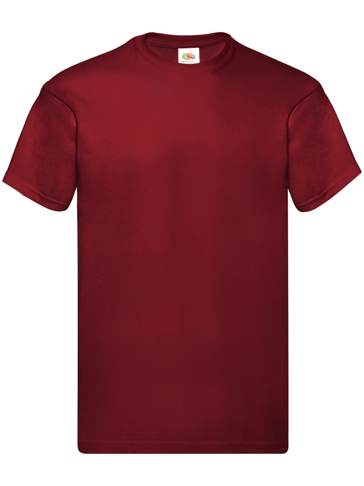 Original T T-Shirt – Fruit of the Loom – Farbe brick red – individuell veredelbar