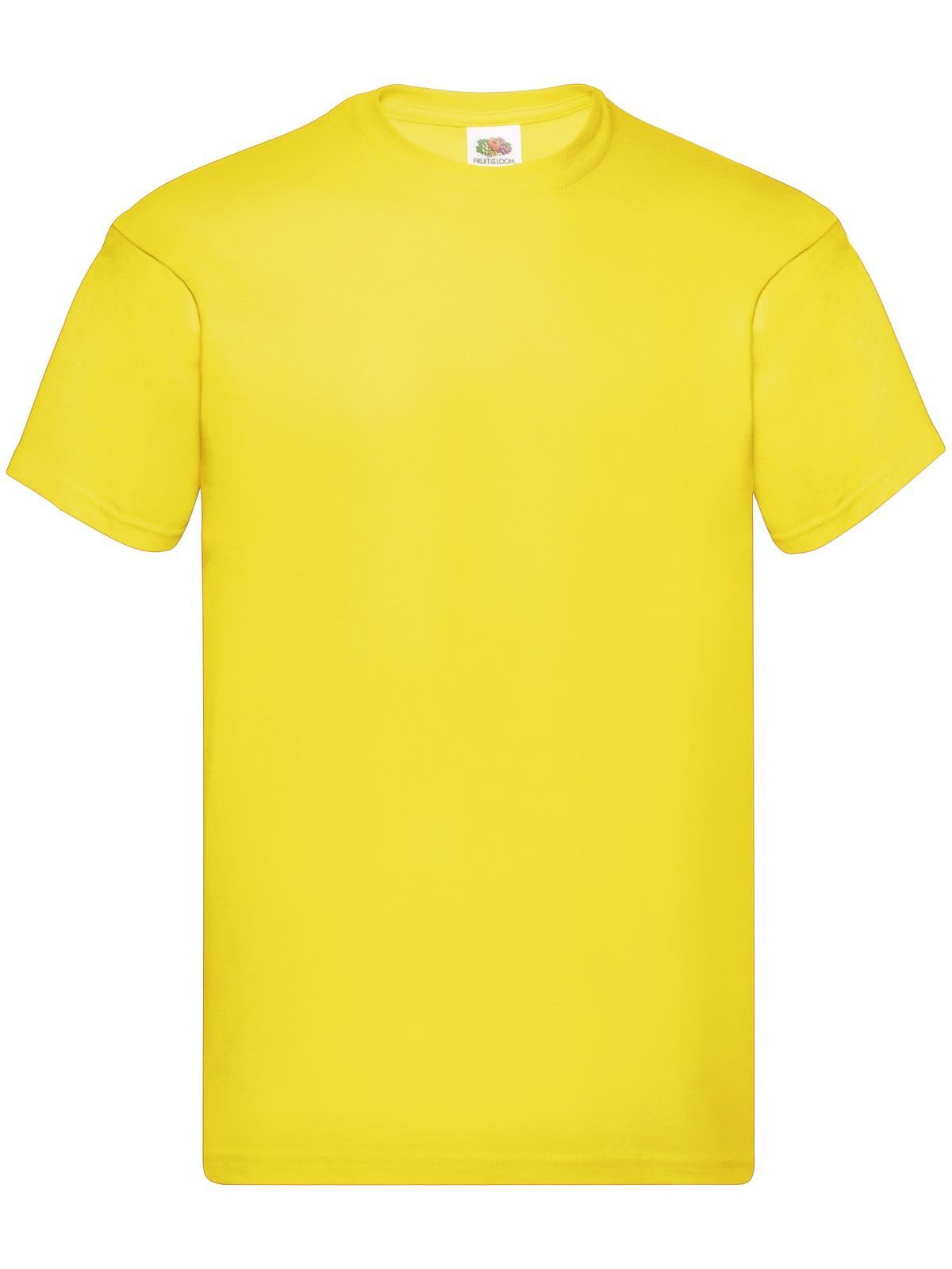 Original T T-Shirt – Fruit of the Loom – Farbe Gelb – individuell veredelbar