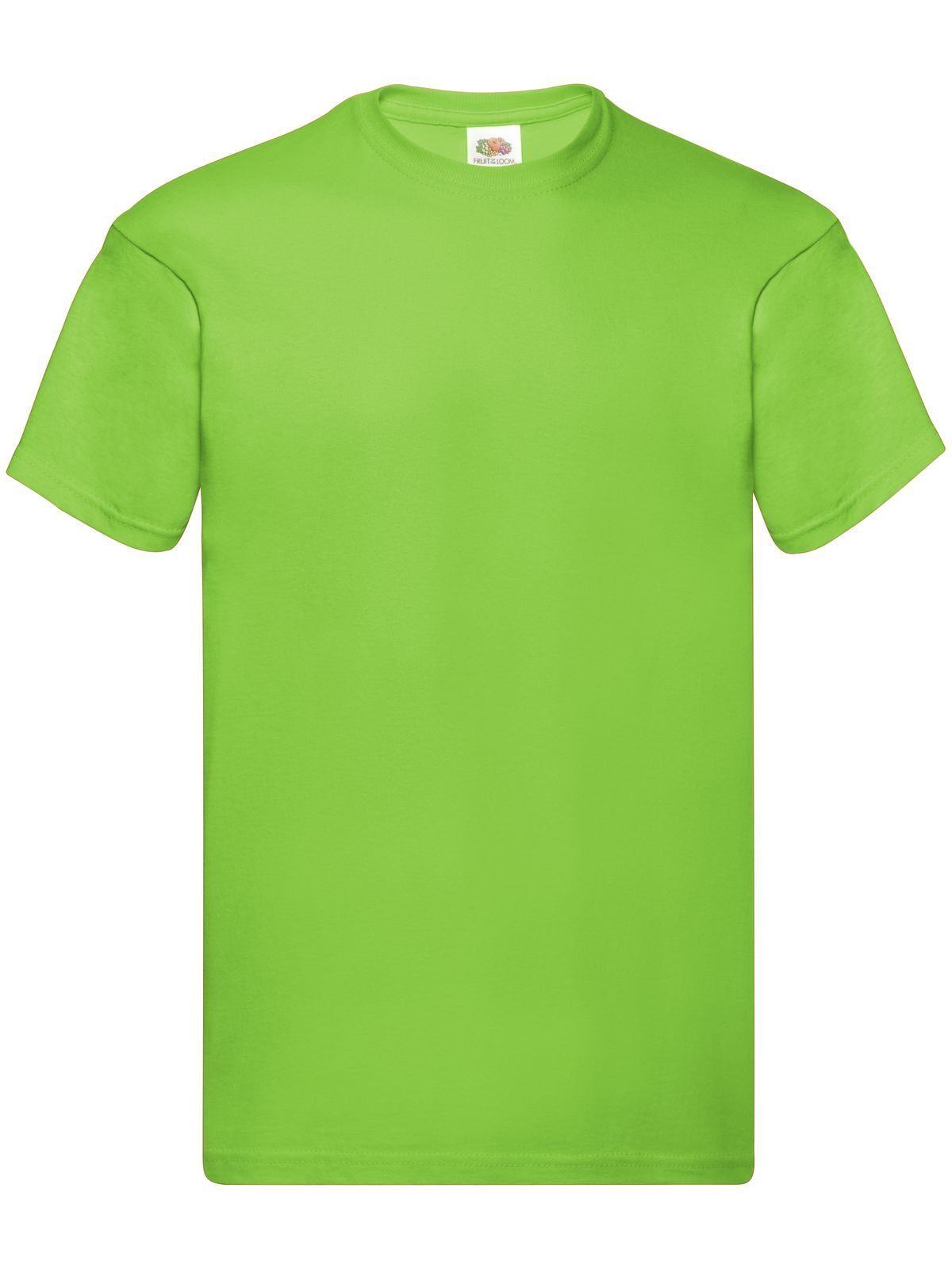 Original T T-Shirt – Fruit of the Loom – Farbe Lime – individuell veredelbar