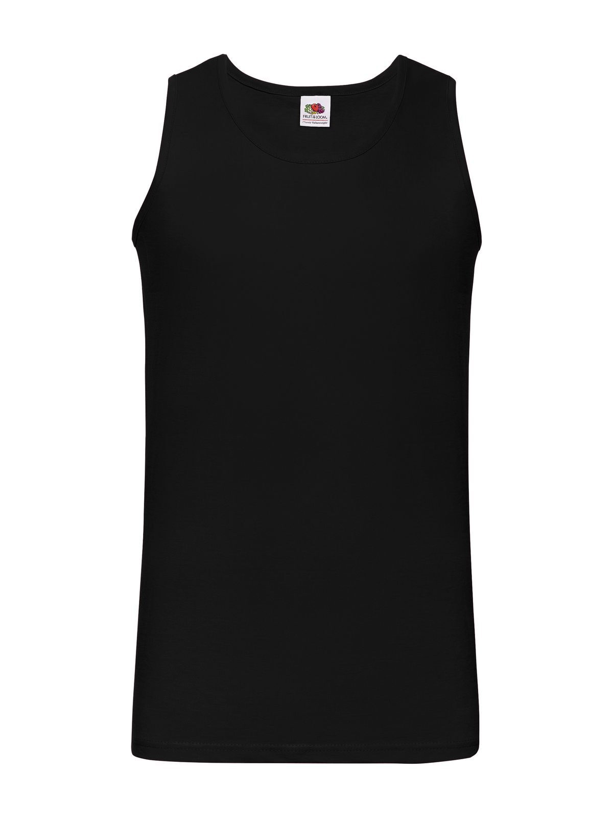 Valueweight Athletic Vest Herren T-Shirt – Fruit of the Loom – Farbe Schwarz – individuell veredelbar