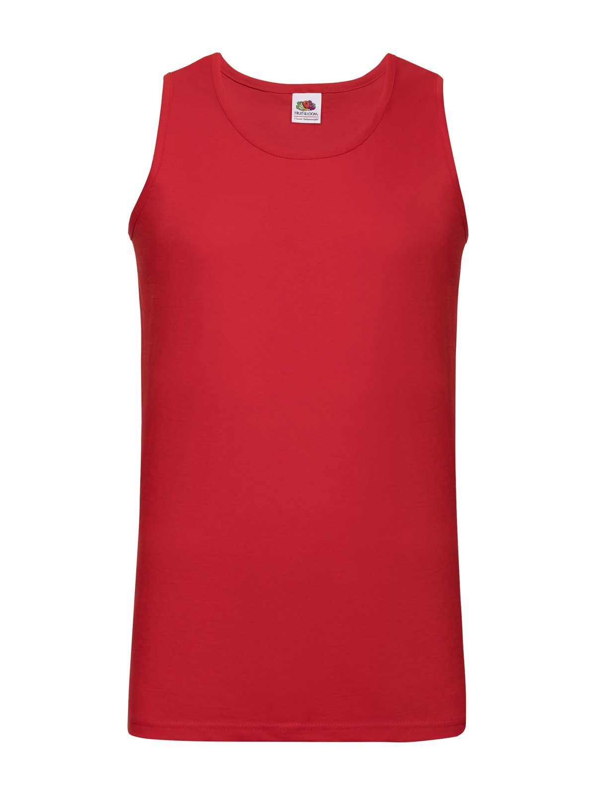 Valueweight Athletic Vest Herren T-Shirt – Fruit of the Loom – Farbe Rot – individuell veredelbar