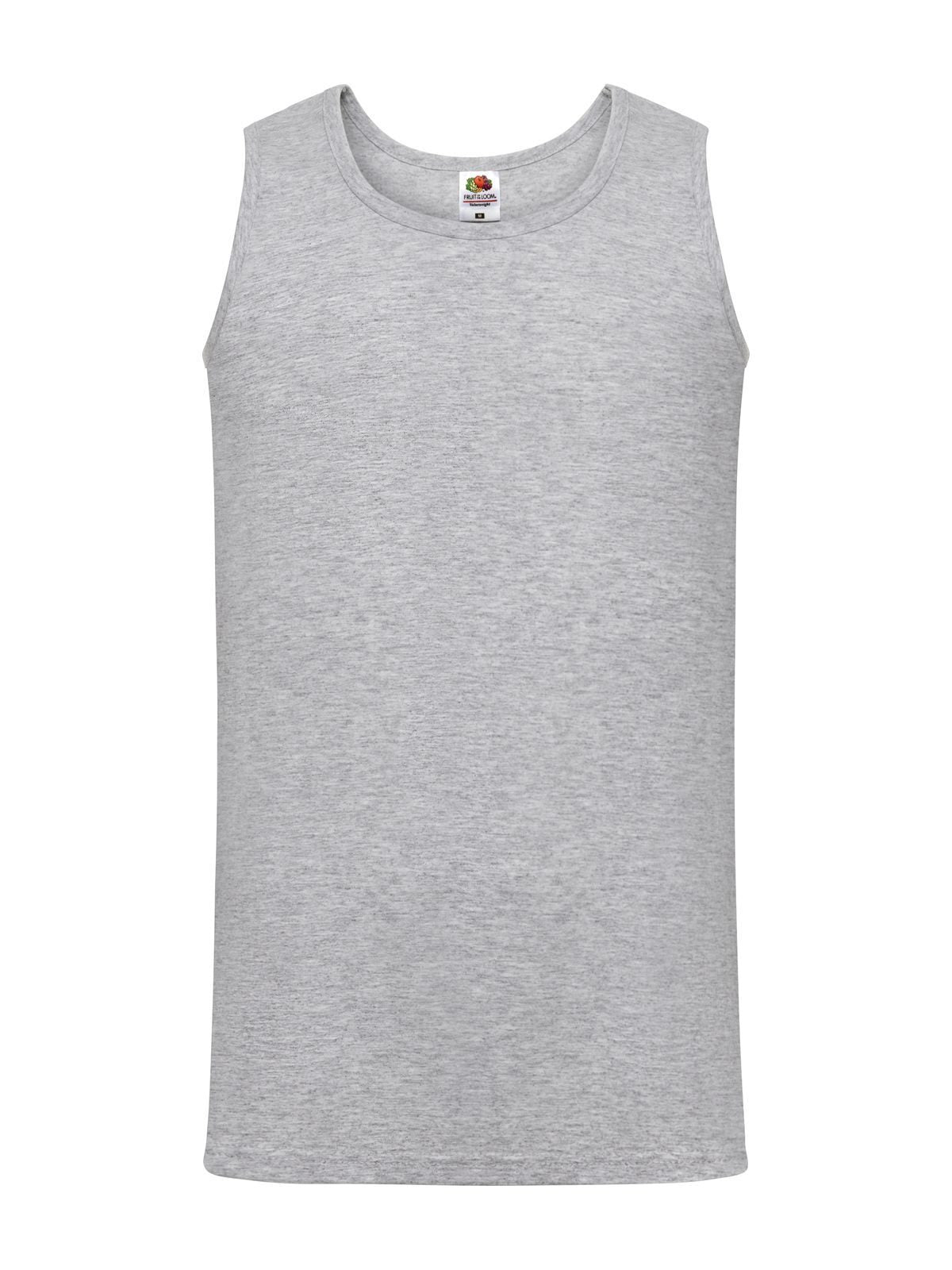 Valueweight Athletic Vest Herren T-Shirt – Fruit of the Loom – Farbe heather grey – individuell veredelbar