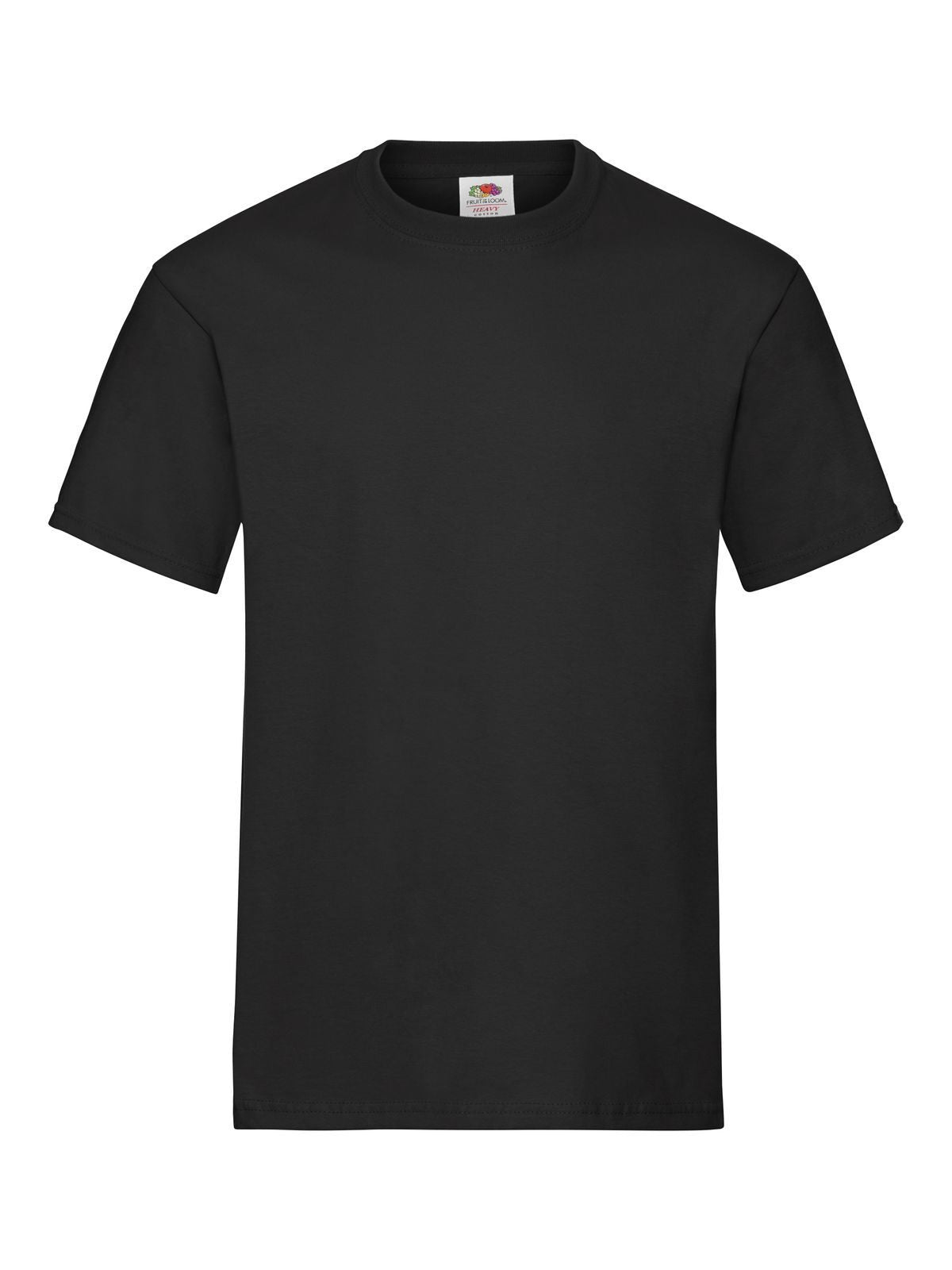 Heavy T T-Shirt – Fruit of the Loom – Farbe Schwarz – individuell veredelbar