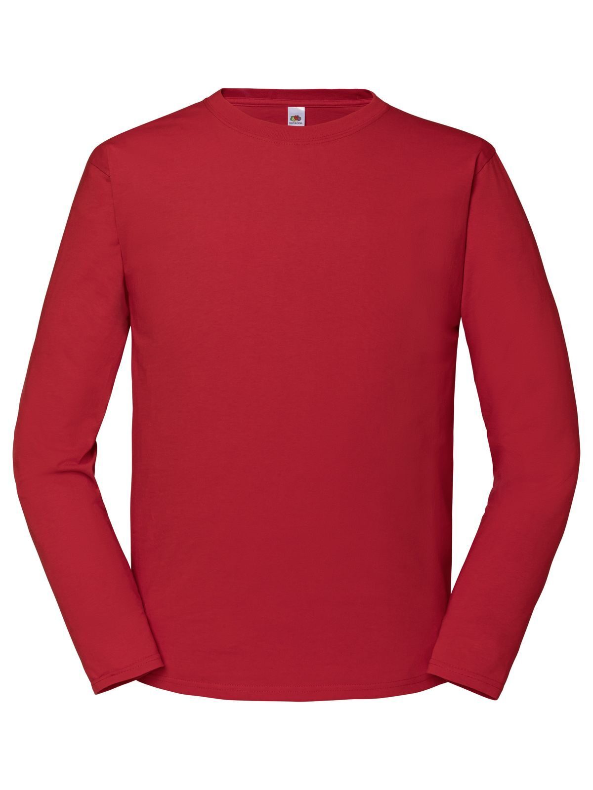Iconic 195 Long Sleeve T Herren T-Shirt – Fruit of the Loom – Farbe Rot – individuell veredelbar
