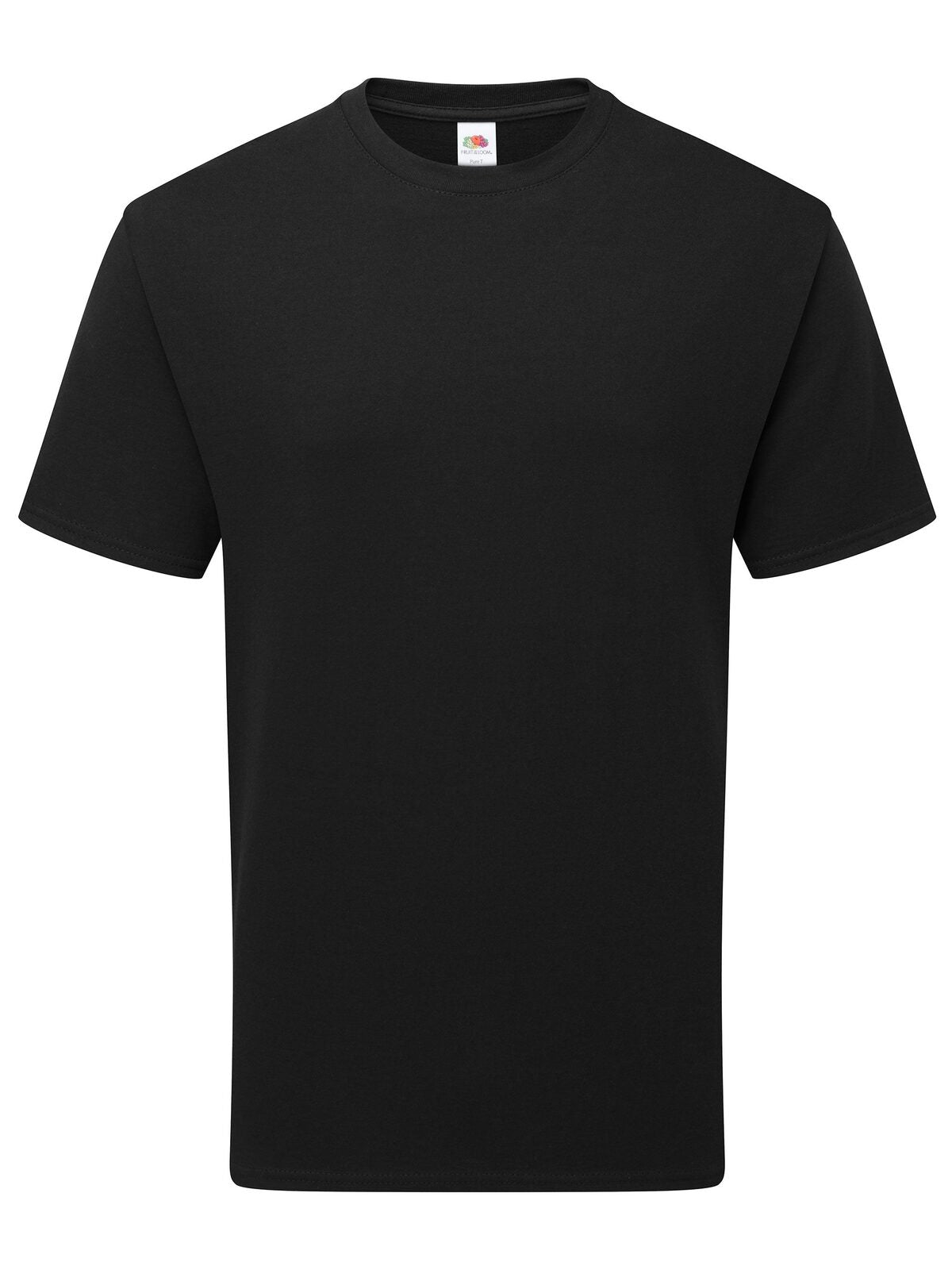 Pure cotton T T-Shirt – Fruit of the Loom – Farbe Schwarz – individuell veredelbar