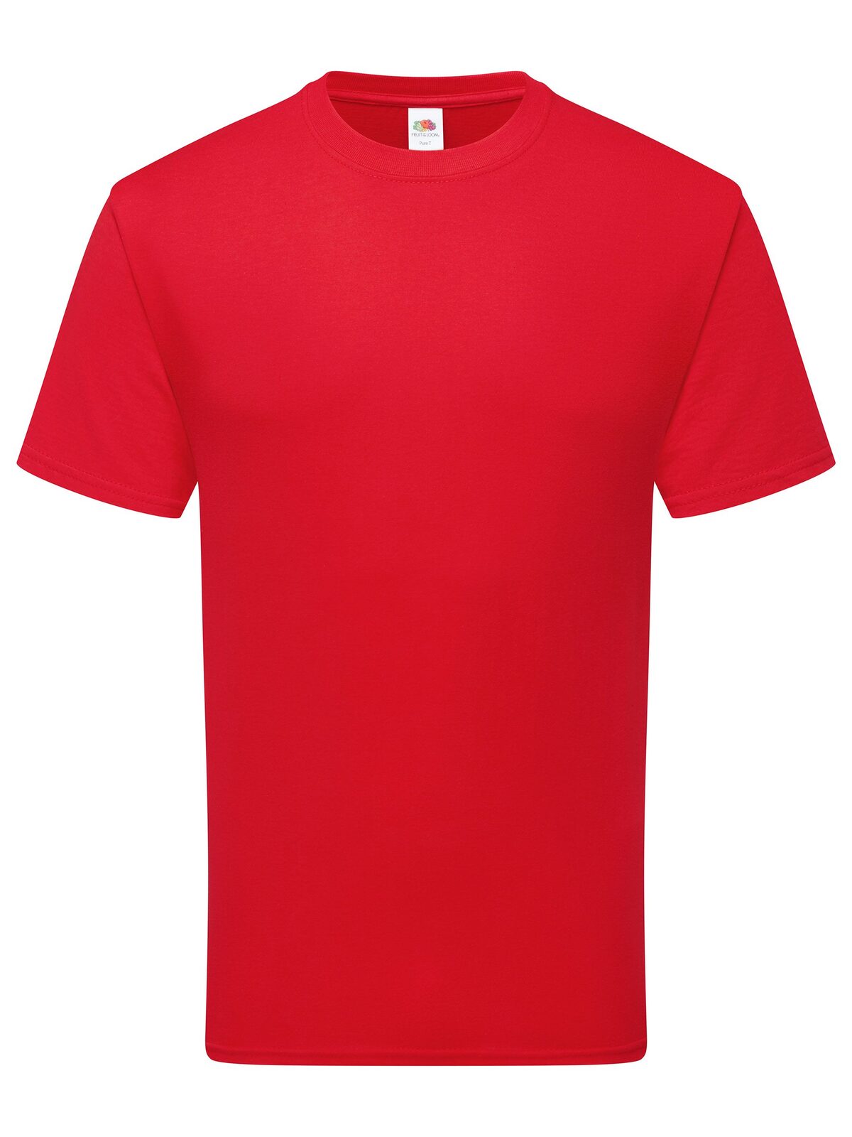 Pure cotton T T-Shirt – Fruit of the Loom – Farbe Rot – individuell veredelbar
