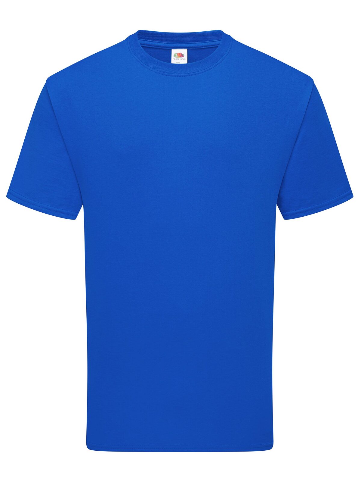 Pure cotton T T-Shirt – Fruit of the Loom – Farbe Royalblau – individuell veredelbar