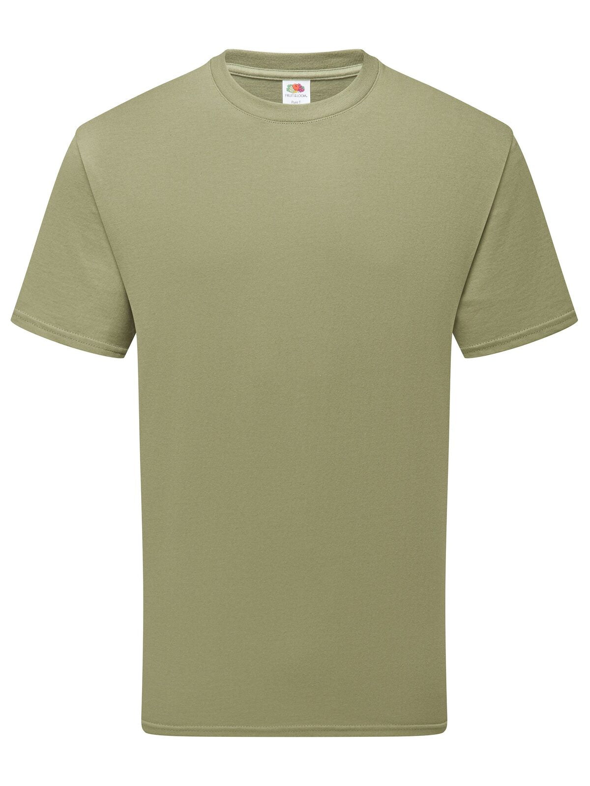 Pure cotton T T-Shirt – Fruit of the Loom – Farbe classic olive – individuell veredelbar