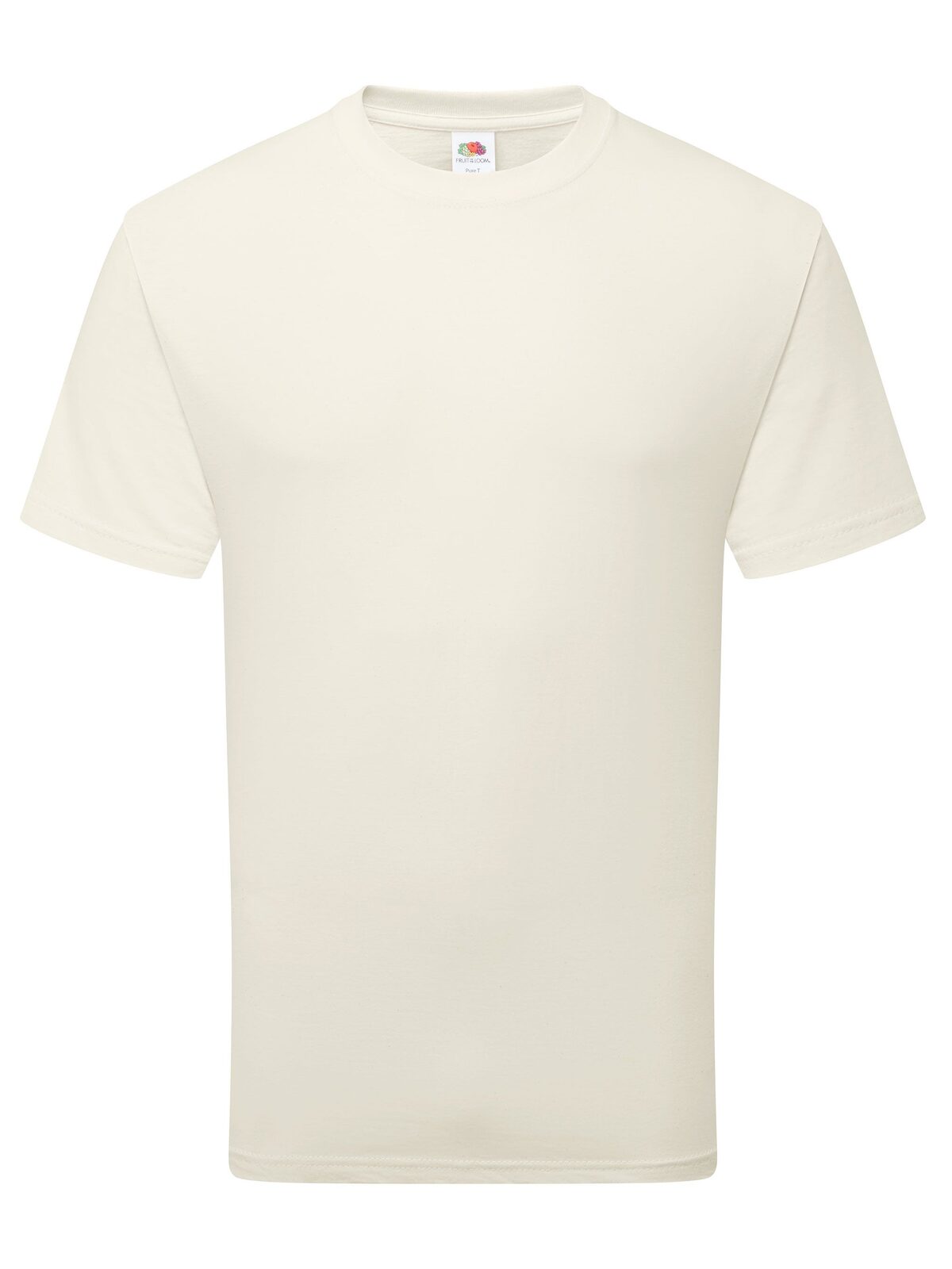 Pure cotton T T-Shirt – Fruit of the Loom – Farbe Natur – individuell veredelbar