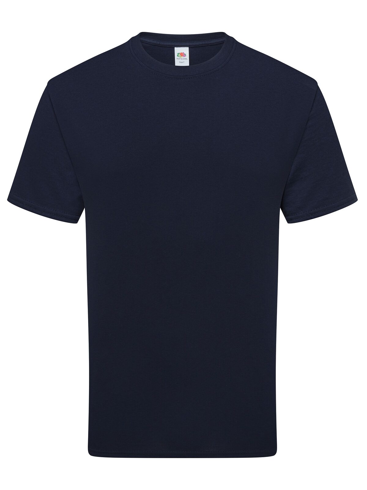Pure cotton T T-Shirt – Fruit of the Loom – Farbe deep navy – individuell veredelbar