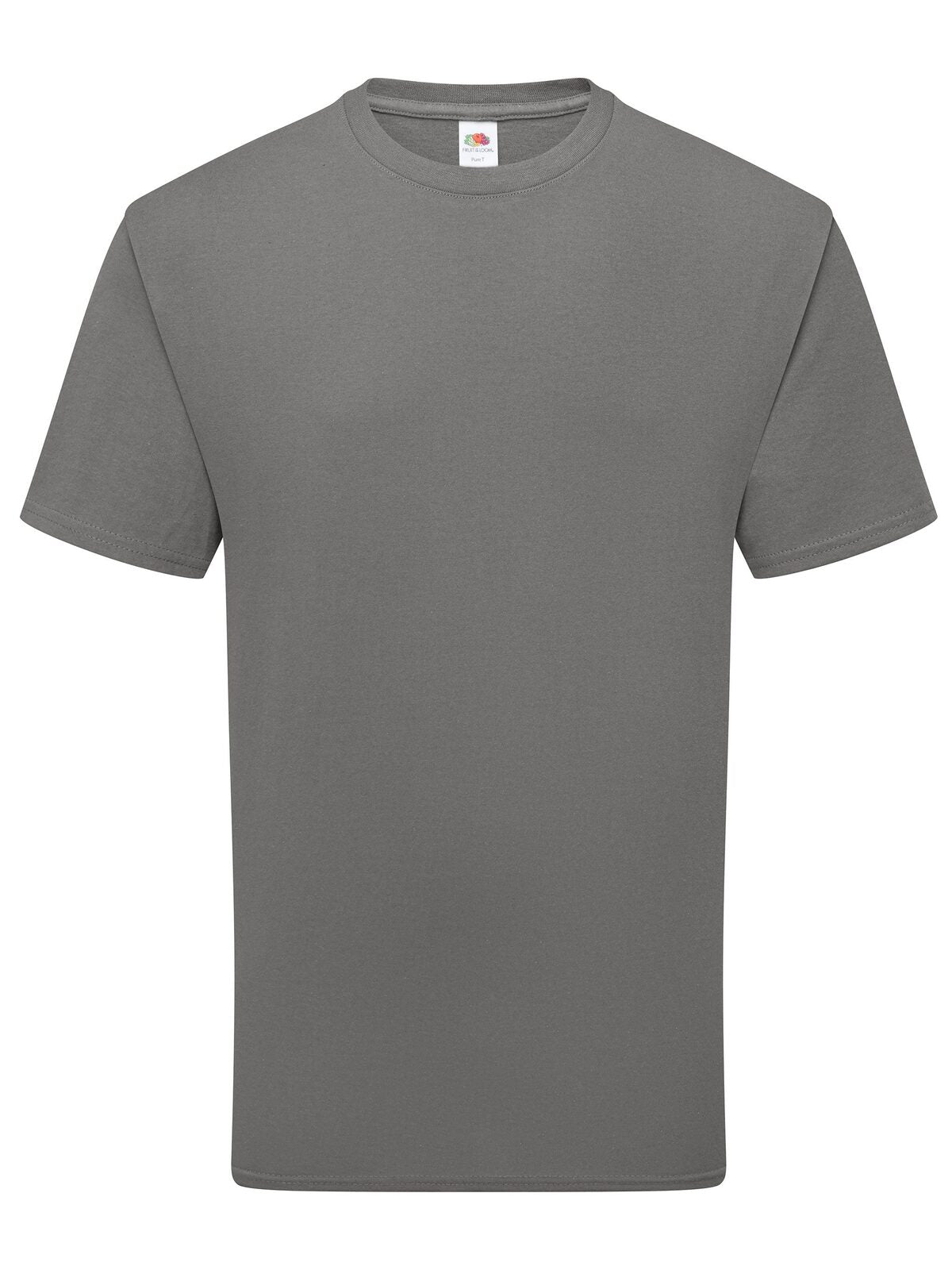 Pure cotton T T-Shirt – Fruit of the Loom – Farbe light graphite – individuell veredelbar
