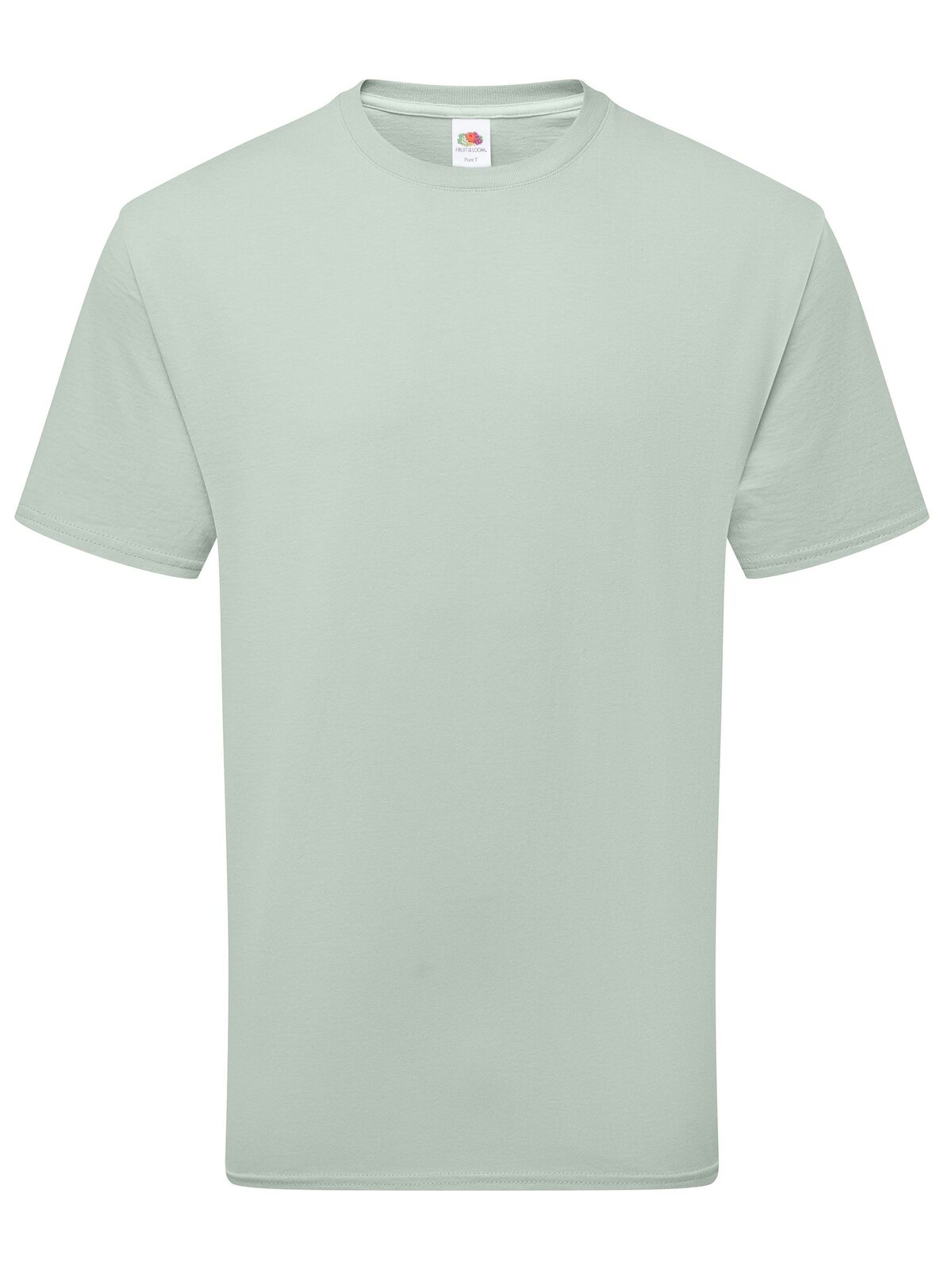 Pure cotton T T-Shirt – Fruit of the Loom – Farbe sage – individuell veredelbar
