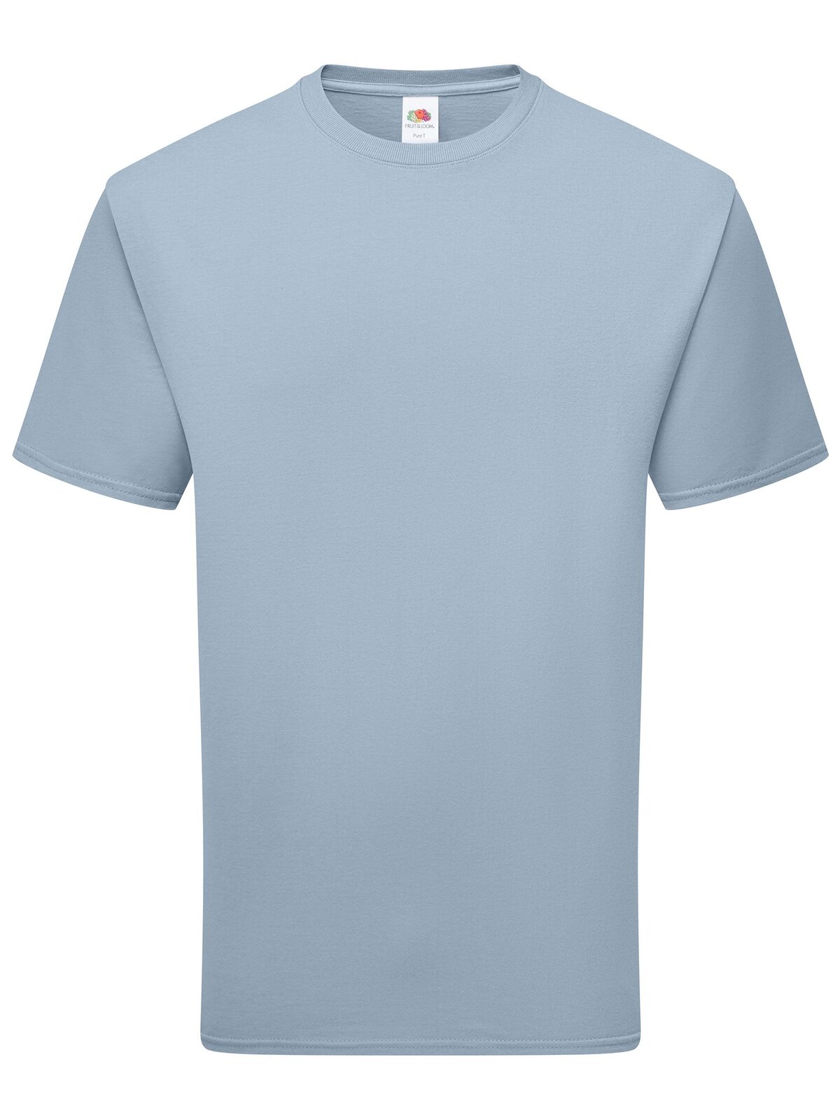 Pure cotton T T-Shirt – Fruit of the Loom – Farbe mineral Blue – individuell veredelbar