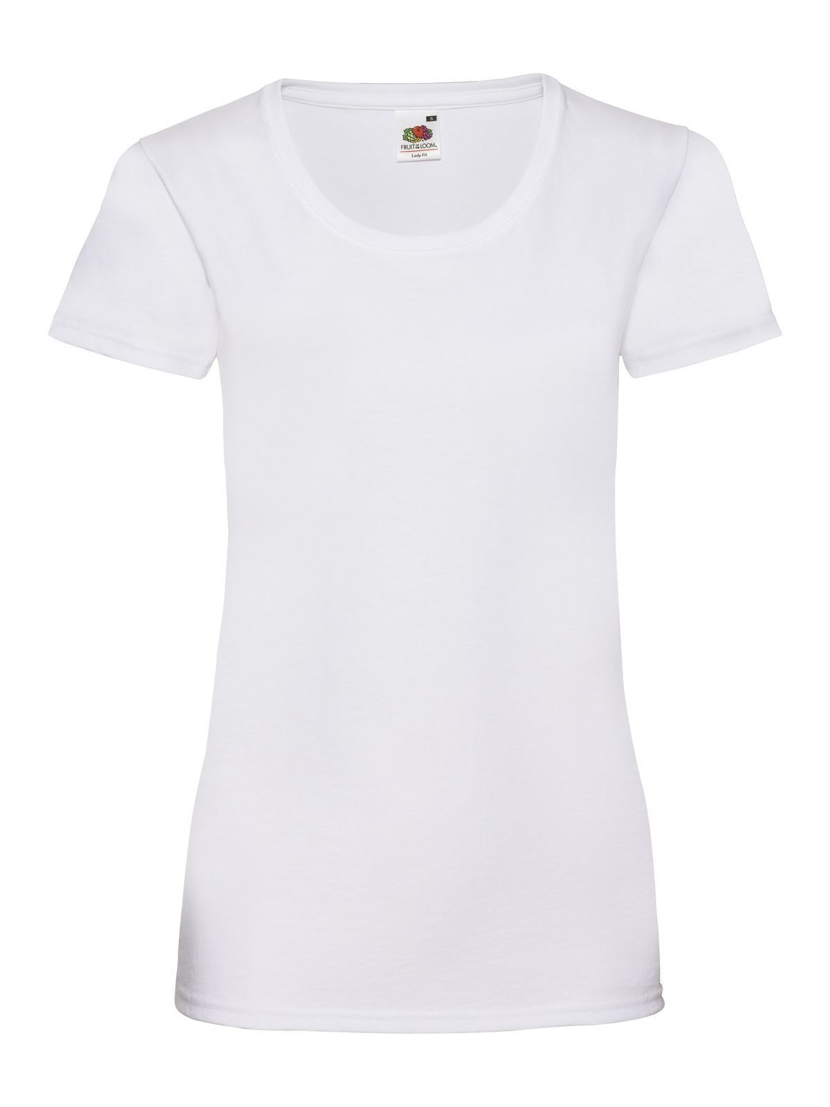 Valueweight T Damen T-Shirt – Fruit of the Loom – Farbe Weiß – individuell veredelbar