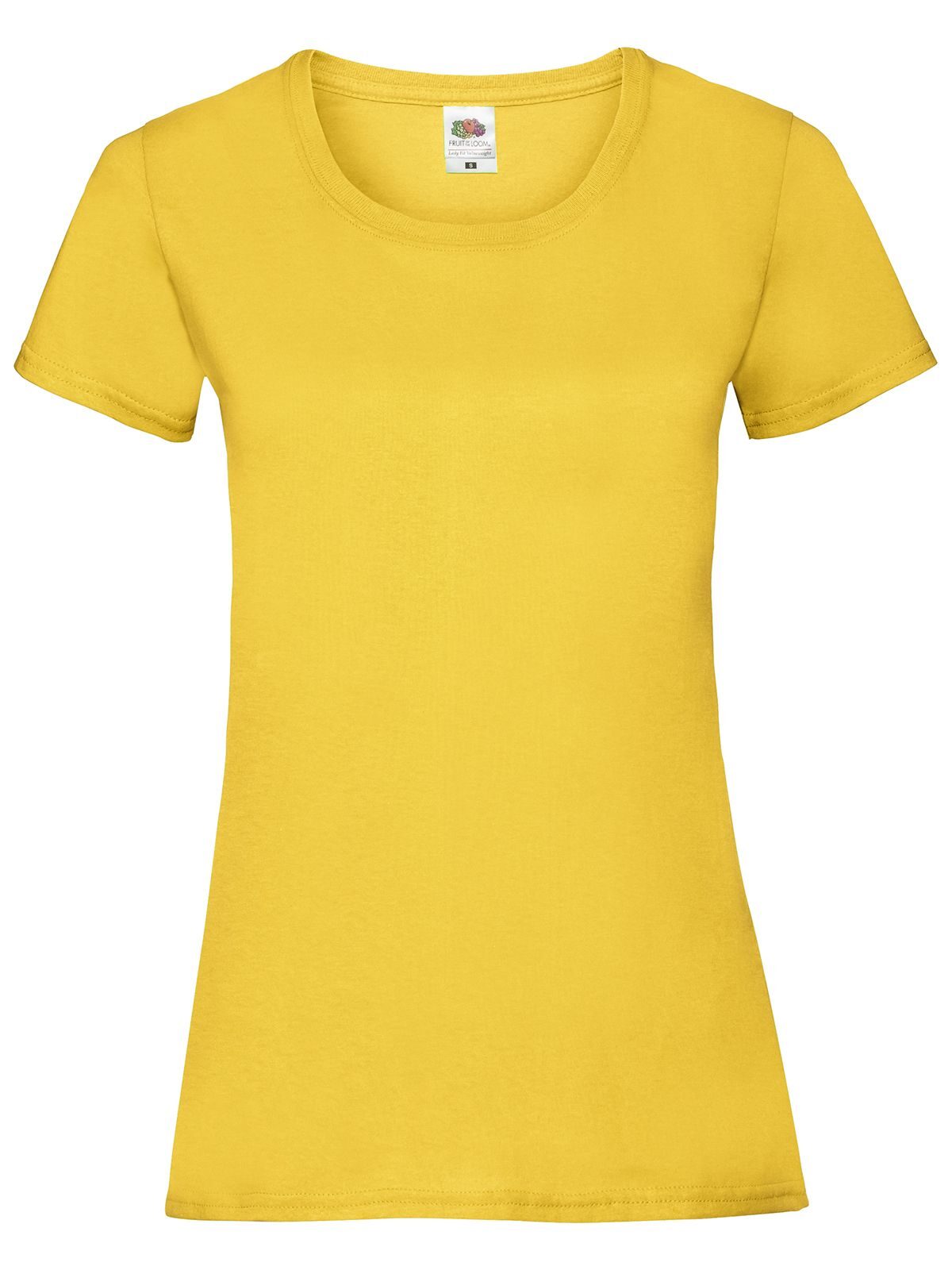 Valueweight T Damen T-Shirt – Fruit of the Loom – Farbe sunflower – individuell veredelbar