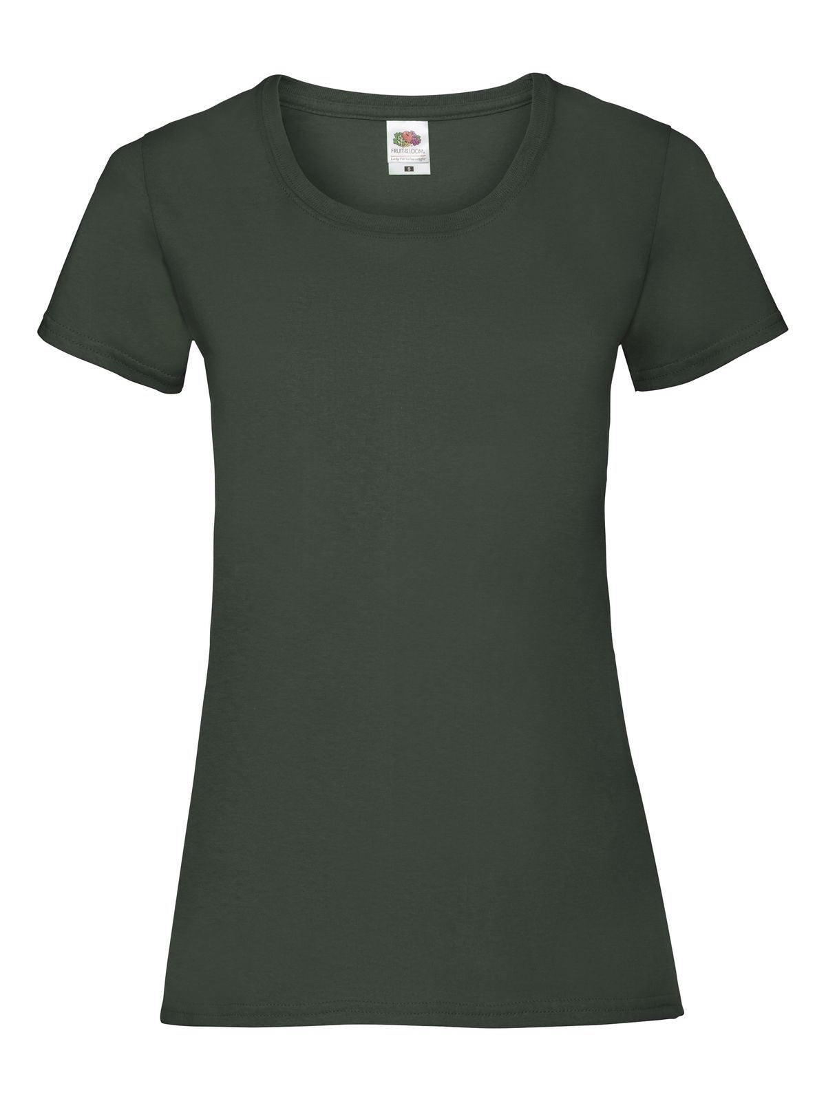 Valueweight T Damen T-Shirt – Fruit of the Loom – Farbe bottle green – individuell veredelbar