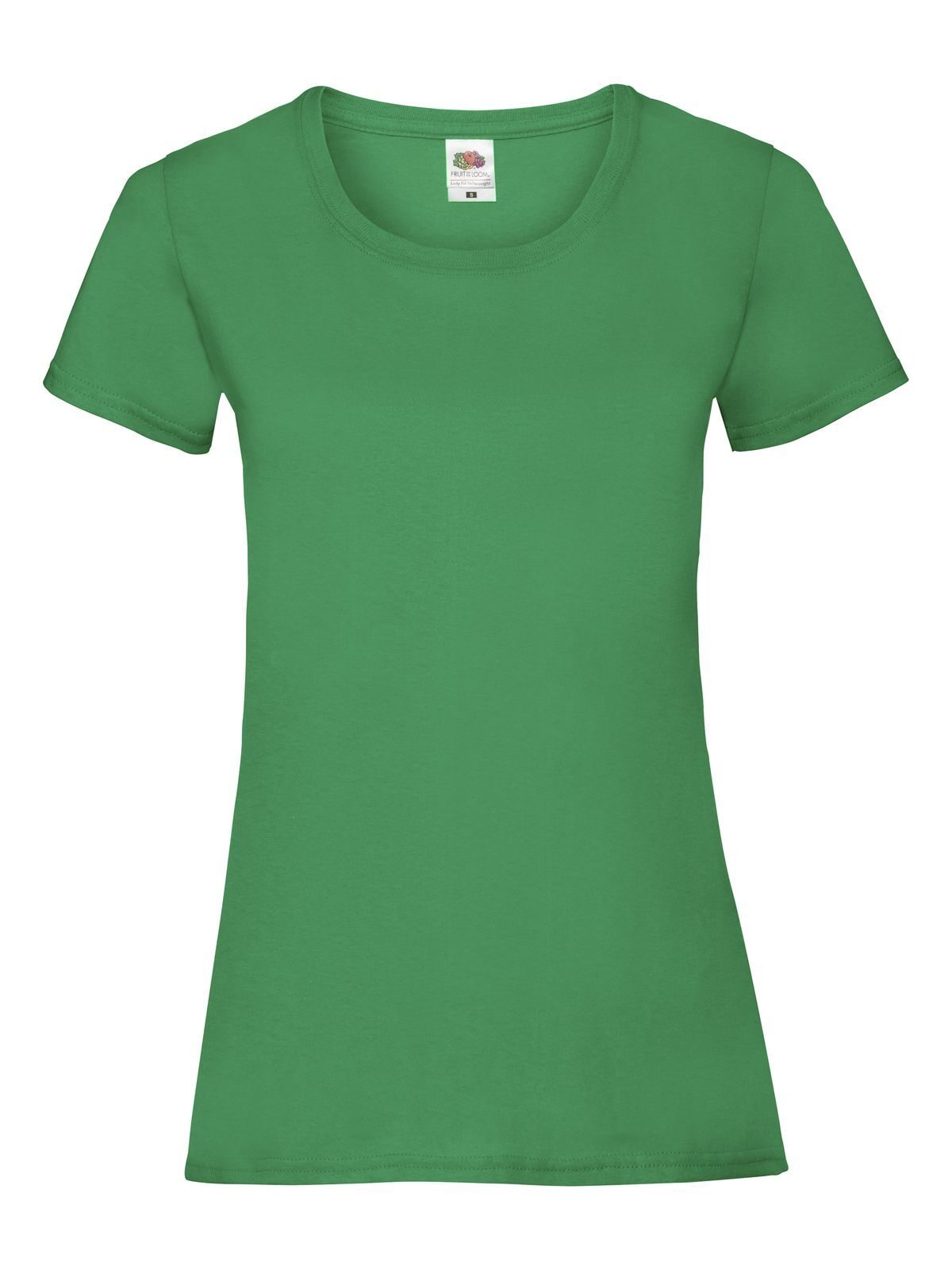 Valueweight T Damen T-Shirt – Fruit of the Loom – Farbe Kellygrün – individuell veredelbar