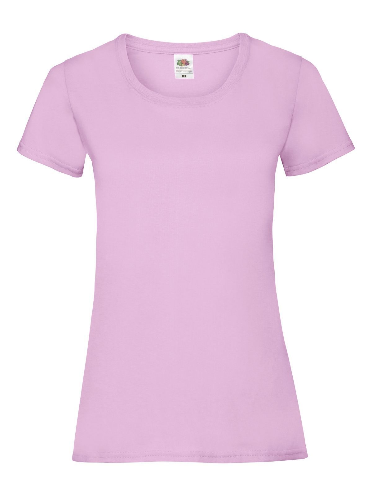 Valueweight T Damen T-Shirt – Fruit of the Loom – Farbe light pink – individuell veredelbar
