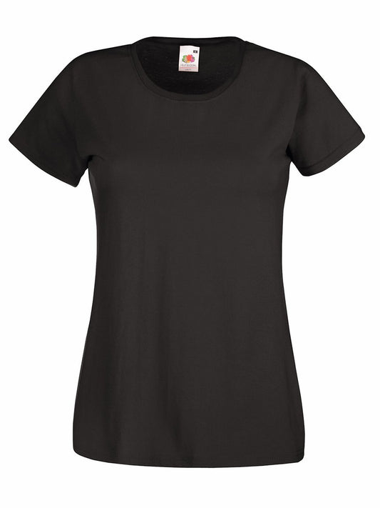 Valueweight T Damen T-Shirt – Fruit of the Loom – Farbe Anthrazit – individuell veredelbar