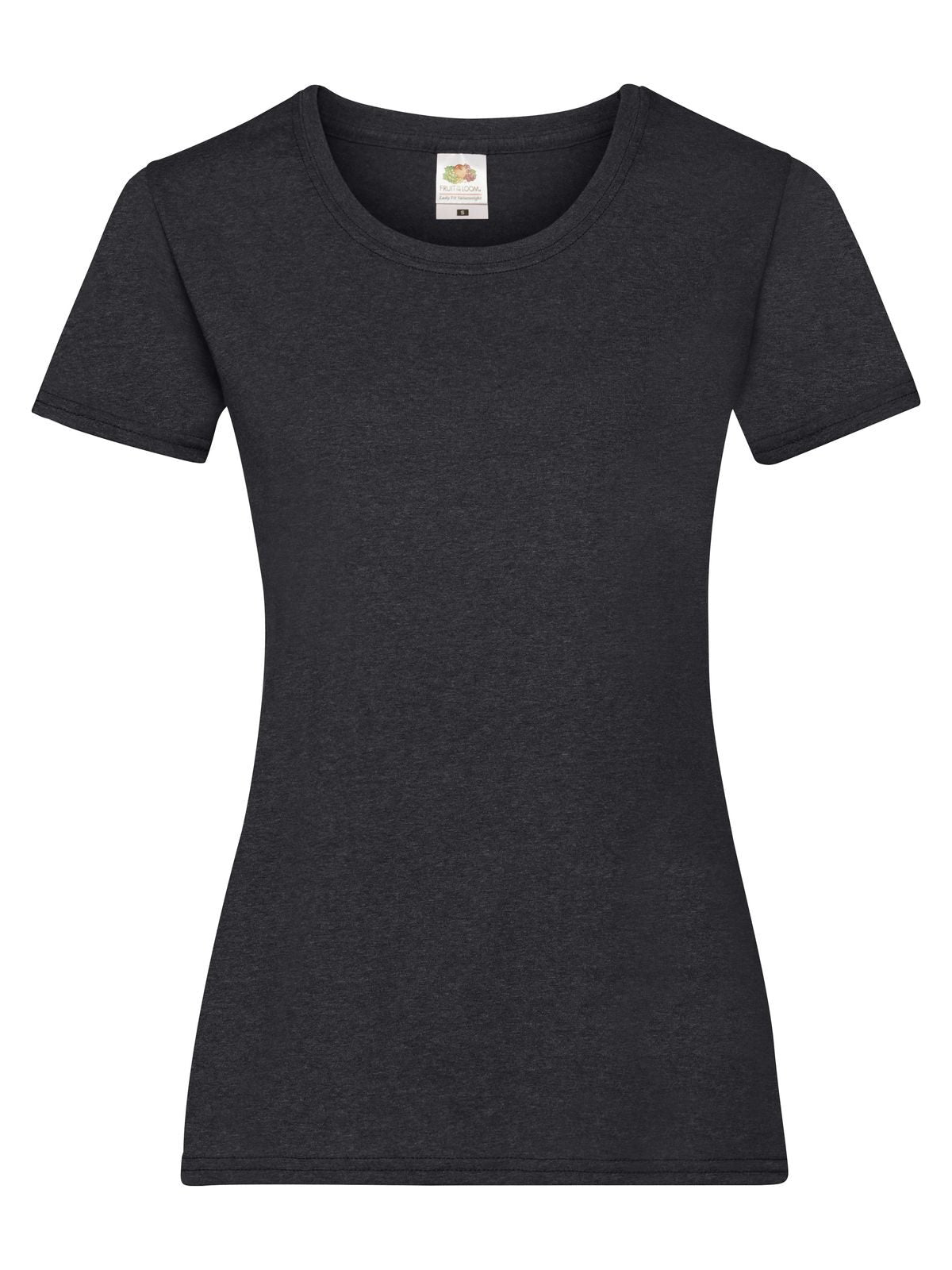 Valueweight T Damen T-Shirt – Fruit of the Loom – Farbe grigio melange scuro – individuell veredelbar