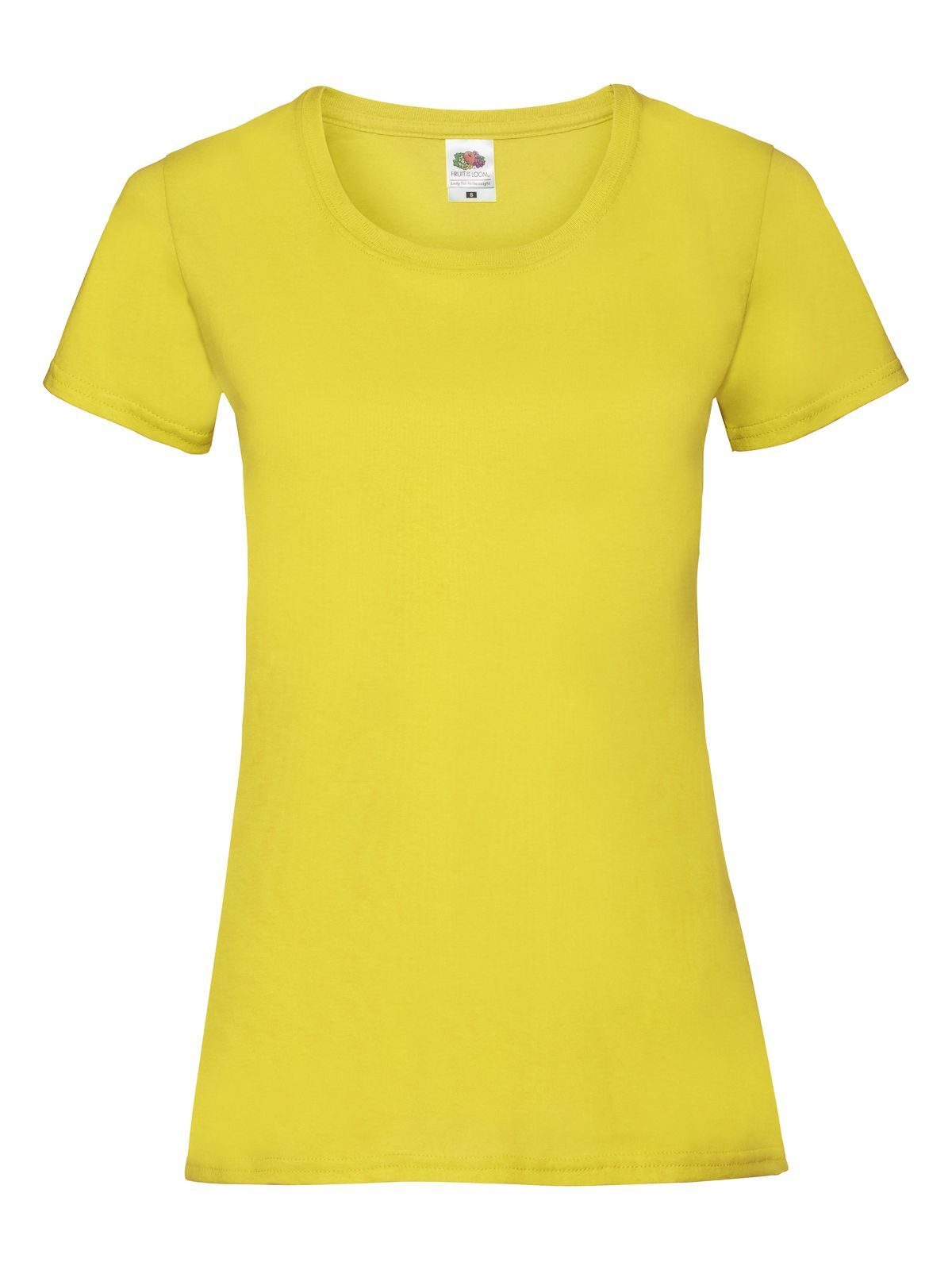 Valueweight T Damen T-Shirt – Fruit of the Loom – Farbe Gelb – individuell veredelbar