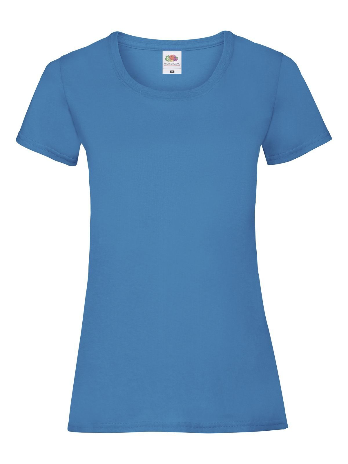 Valueweight T Damen T-Shirt – Fruit of the Loom – Farbe azure blue – individuell veredelbar