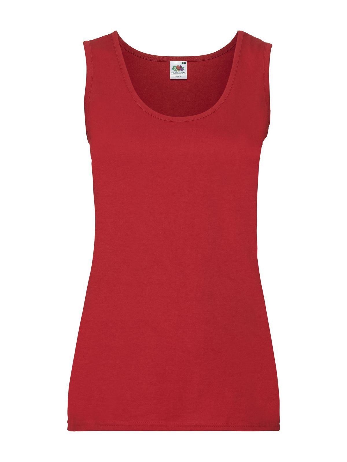 Valueweight Vest Damen T-Shirt – Fruit of the Loom – Farbe Rot – individuell veredelbar