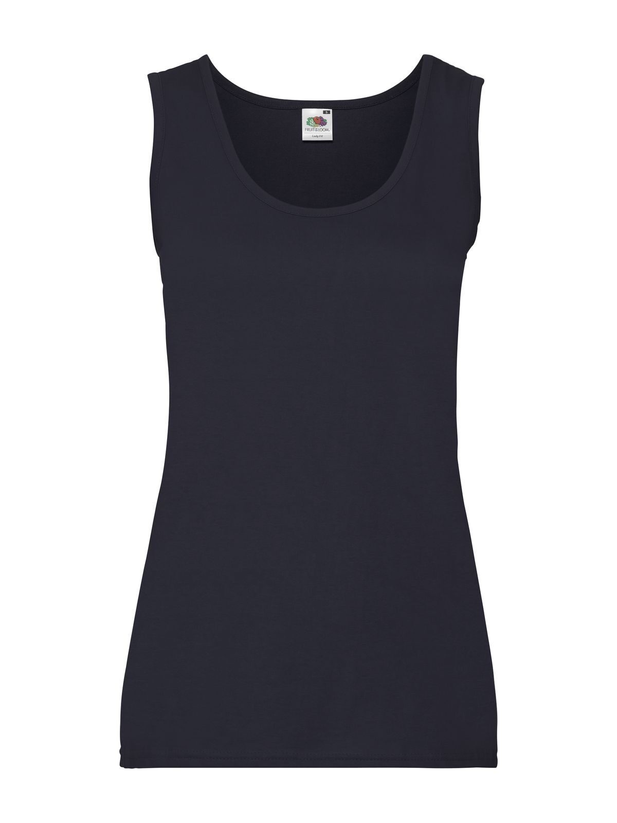 Valueweight Vest Damen T-Shirt – Fruit of the Loom – Farbe deep navy – individuell veredelbar
