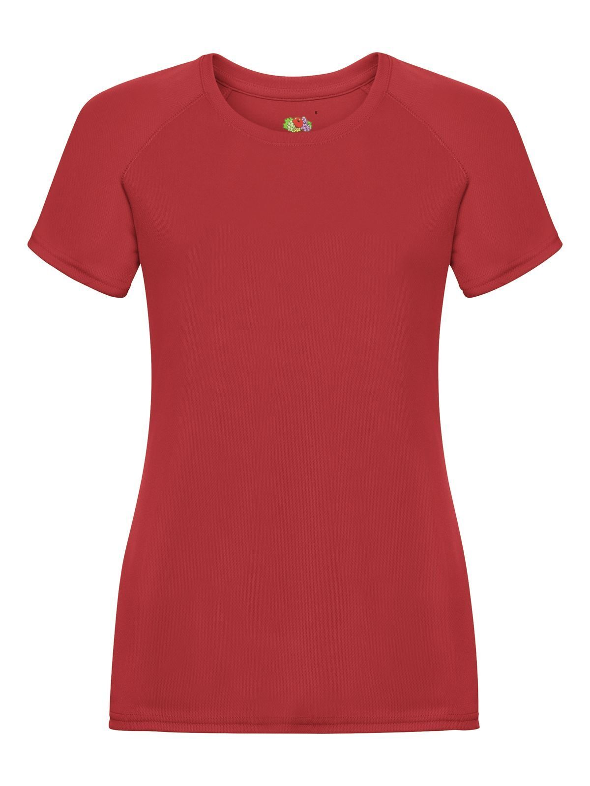Performance T Damen T-Shirt – Fruit of the Loom – Farbe Rot – individuell veredelbar