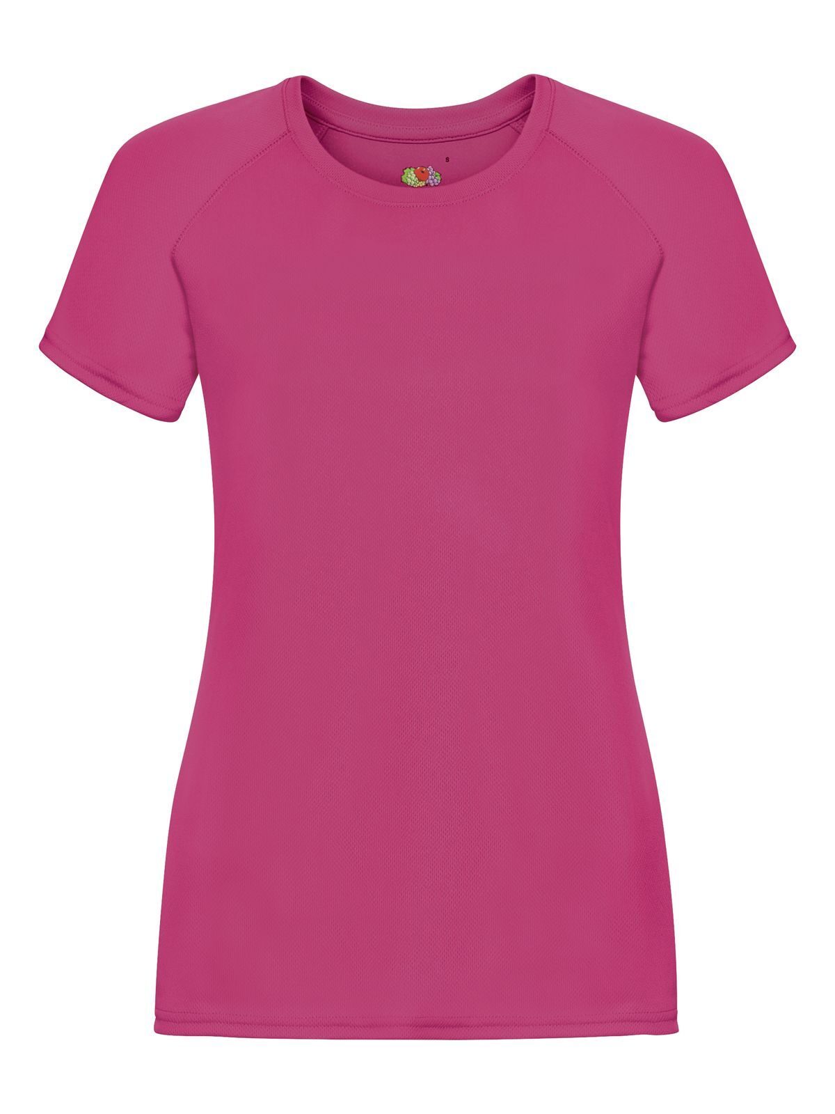 Performance T Damen T-Shirt – Fruit of the Loom – Farbe Fuchsia – individuell veredelbar