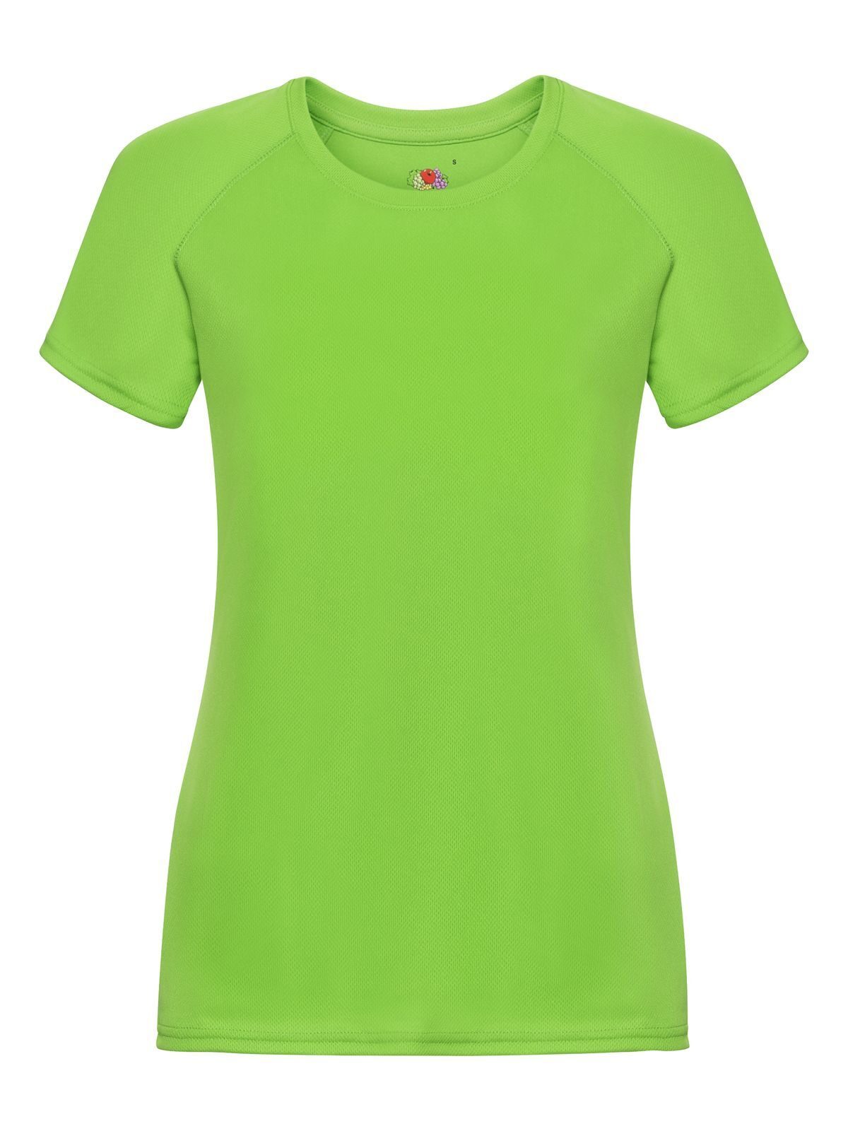 Performance T Damen T-Shirt – Fruit of the Loom – Farbe Lime – individuell veredelbar