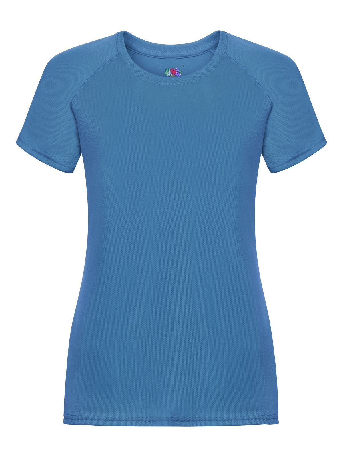 Performance T Damen T-Shirt – Fruit of the Loom – Farbe azure blue – individuell veredelbar