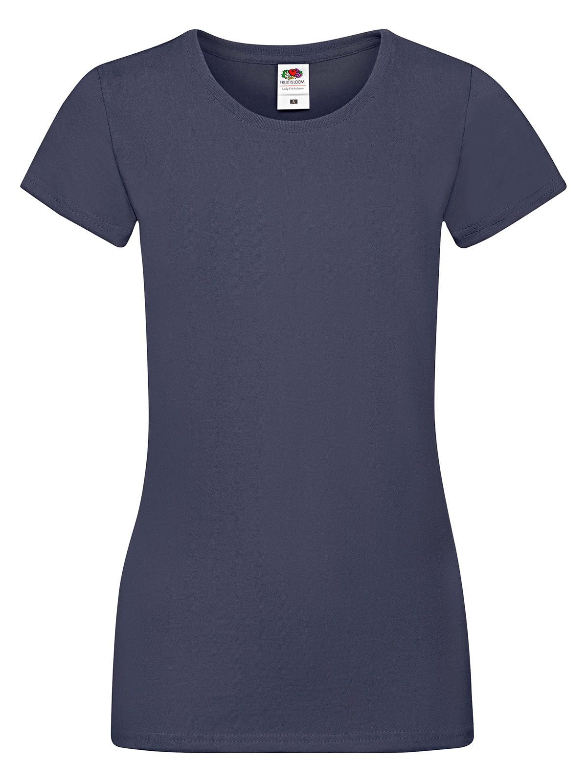 Sofspun T Damen T-Shirt – Fruit of the Loom – Farbe deep navy – individuell veredelbar
