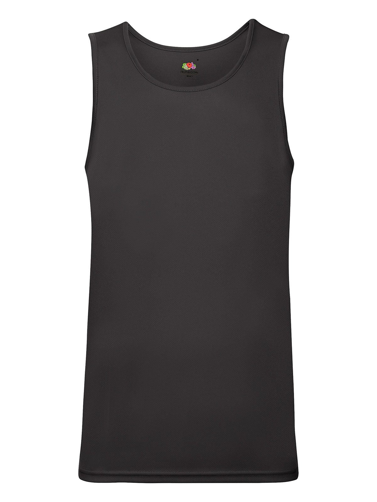 Performance Vest T-Shirt – Fruit of the Loom – Farbe Schwarz – individuell veredelbar