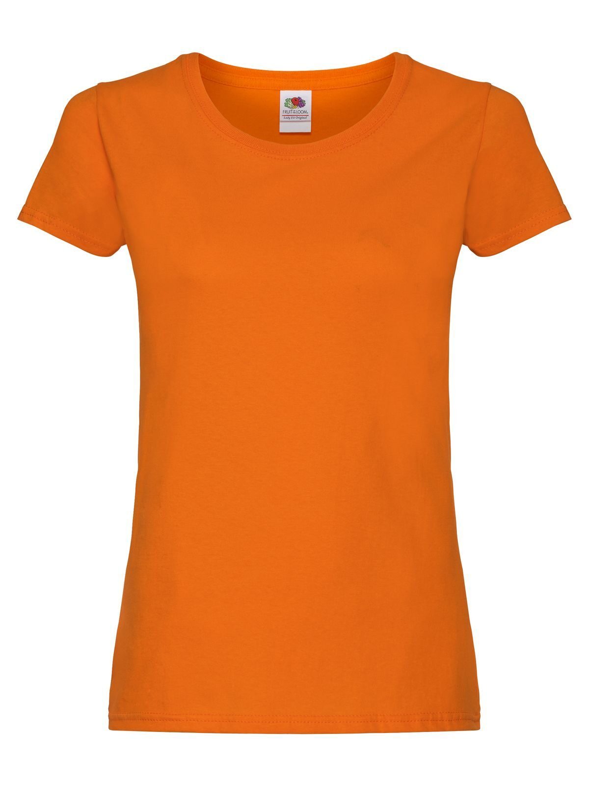 Original T Damen T-Shirt – Fruit of the Loom – Farbe Orange – individuell veredelbar