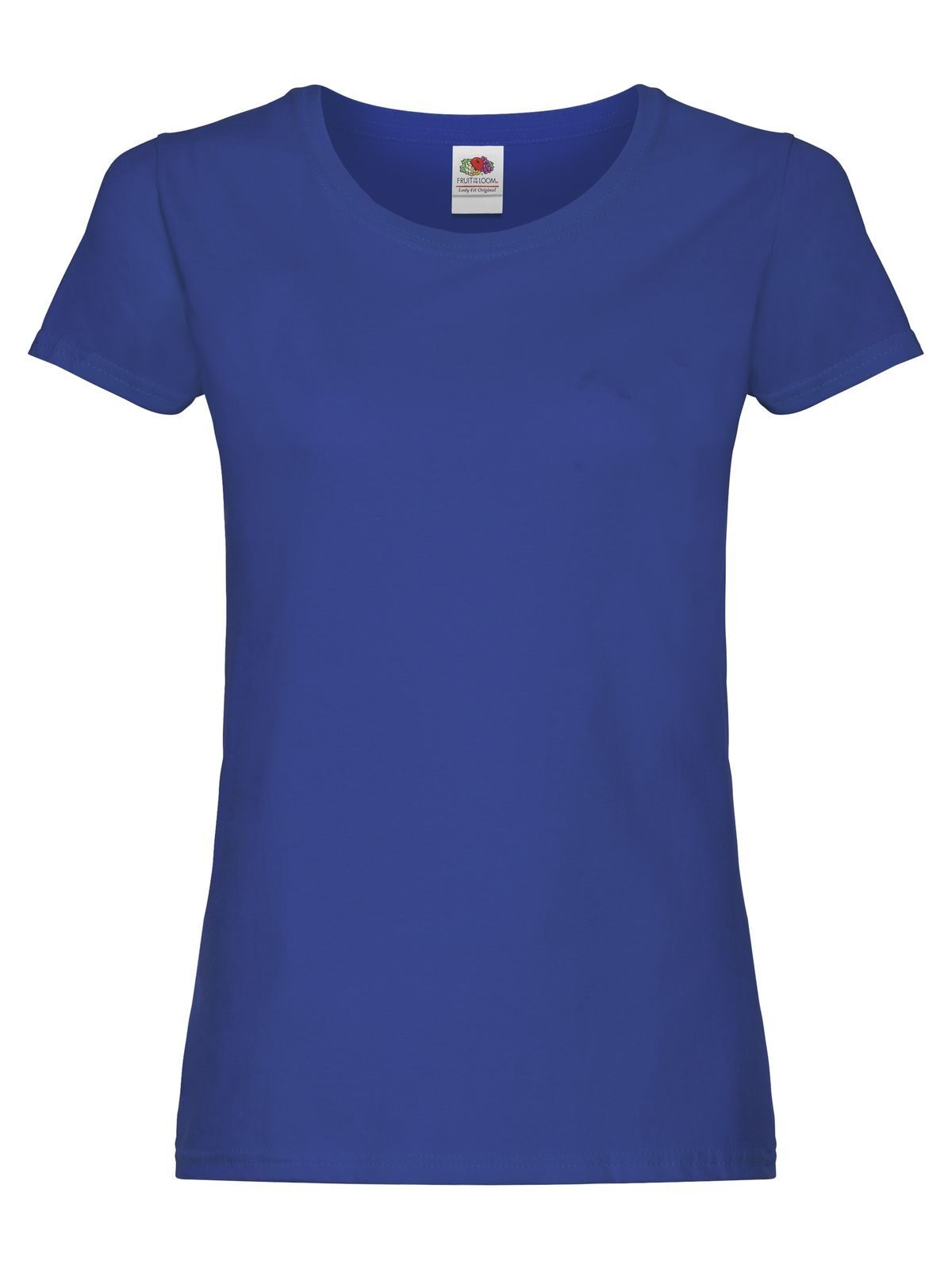 Original T Damen T-Shirt – Fruit of the Loom – Farbe Royalblau – individuell veredelbar
