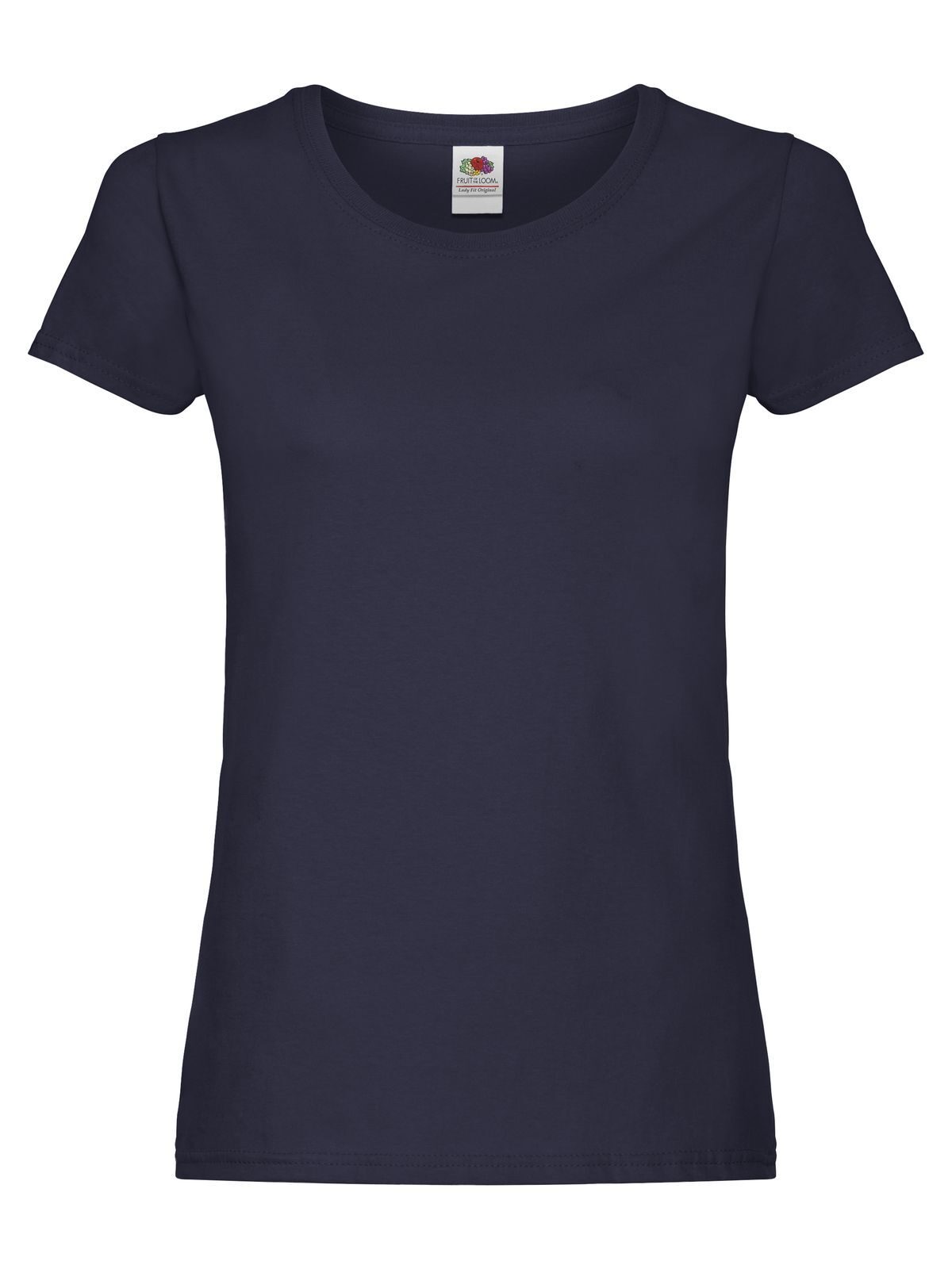 Original T Damen T-Shirt – Fruit of the Loom – Farbe deep navy – individuell veredelbar