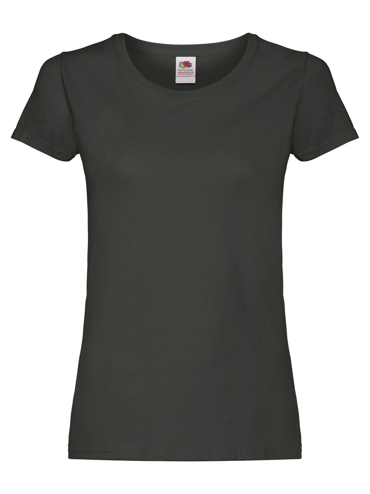 Original T Damen T-Shirt – Fruit of the Loom – Farbe light graphite – individuell veredelbar