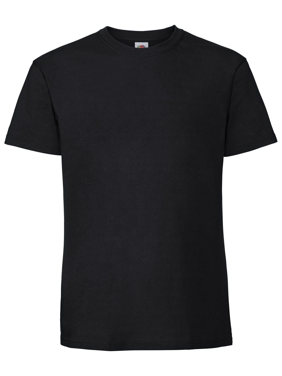 Iconic 195 T T-Shirt – Fruit of the Loom – Farbe Schwarz – individuell veredelbar