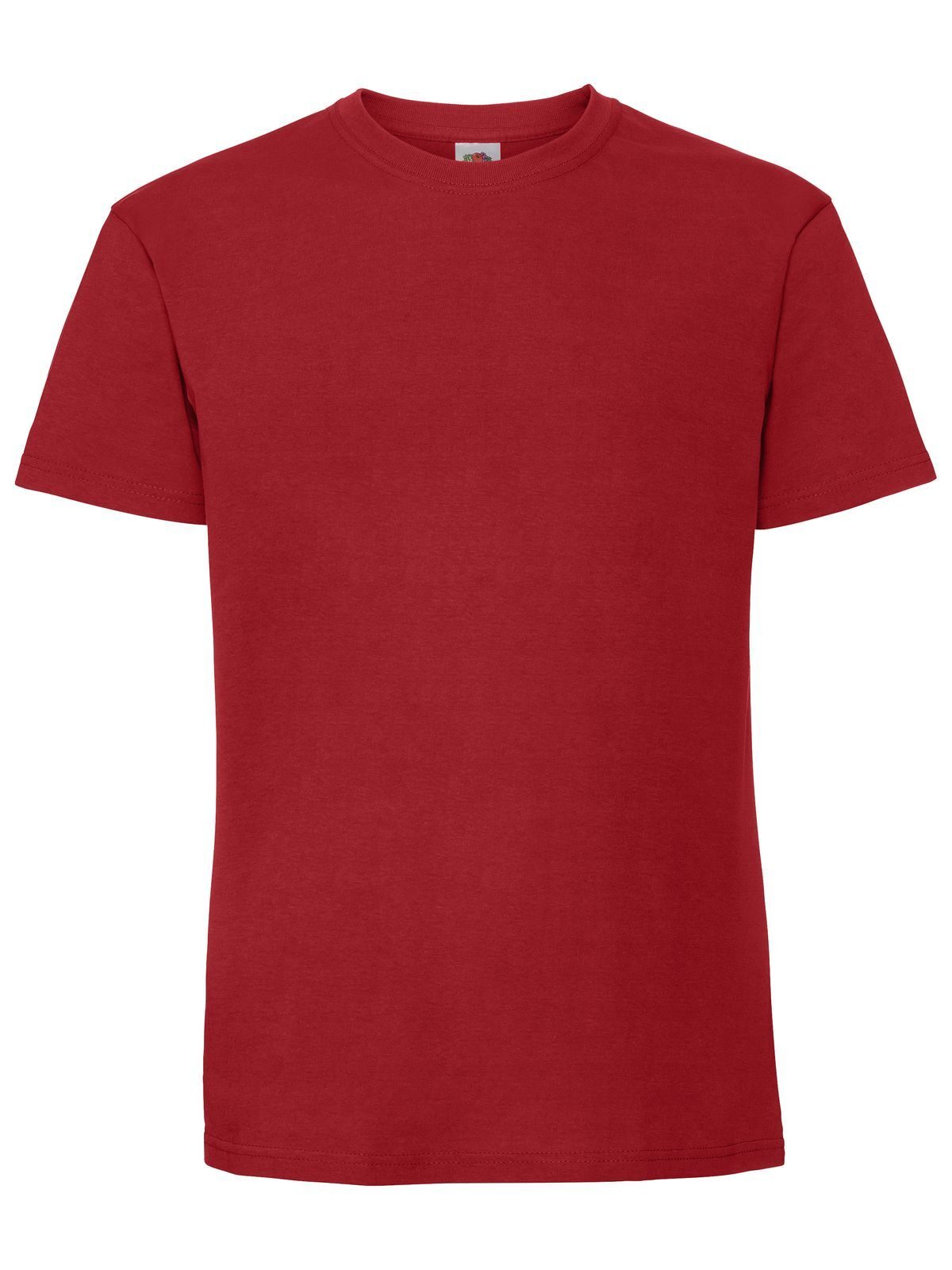Iconic 195 T T-Shirt – Fruit of the Loom – Farbe Rot – individuell veredelbar