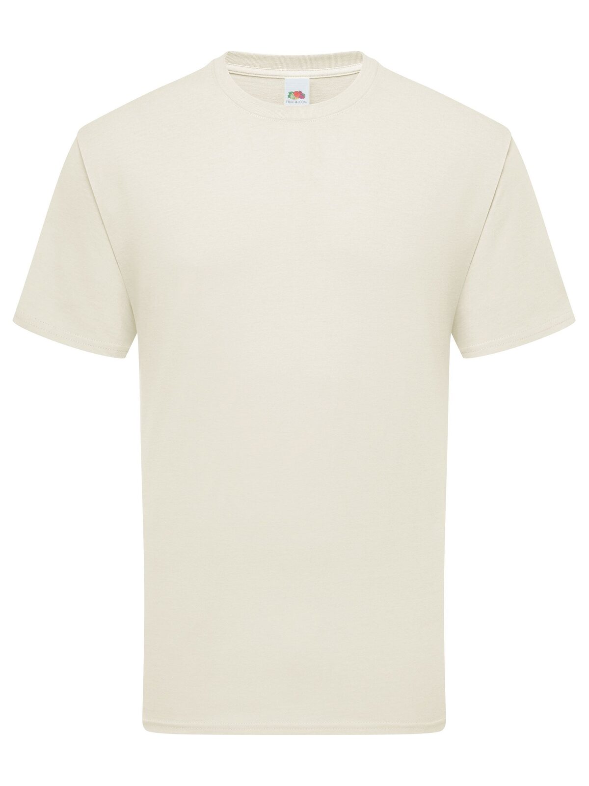 Iconic 195 T T-Shirt – Fruit of the Loom – Farbe Natur – individuell veredelbar