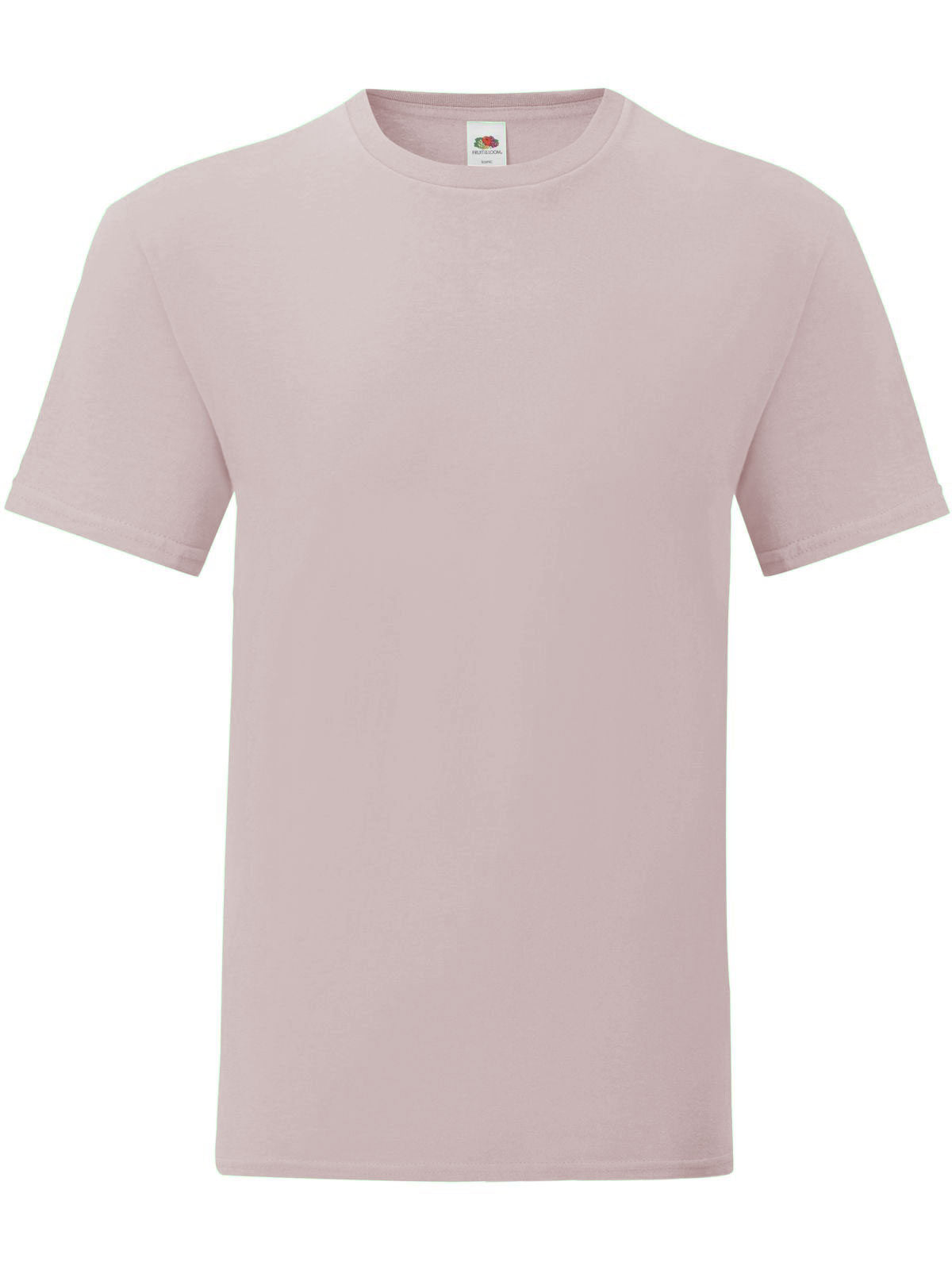 Iconic 195 T T-Shirt – Fruit of the Loom – Farbe powder rose – individuell veredelbar