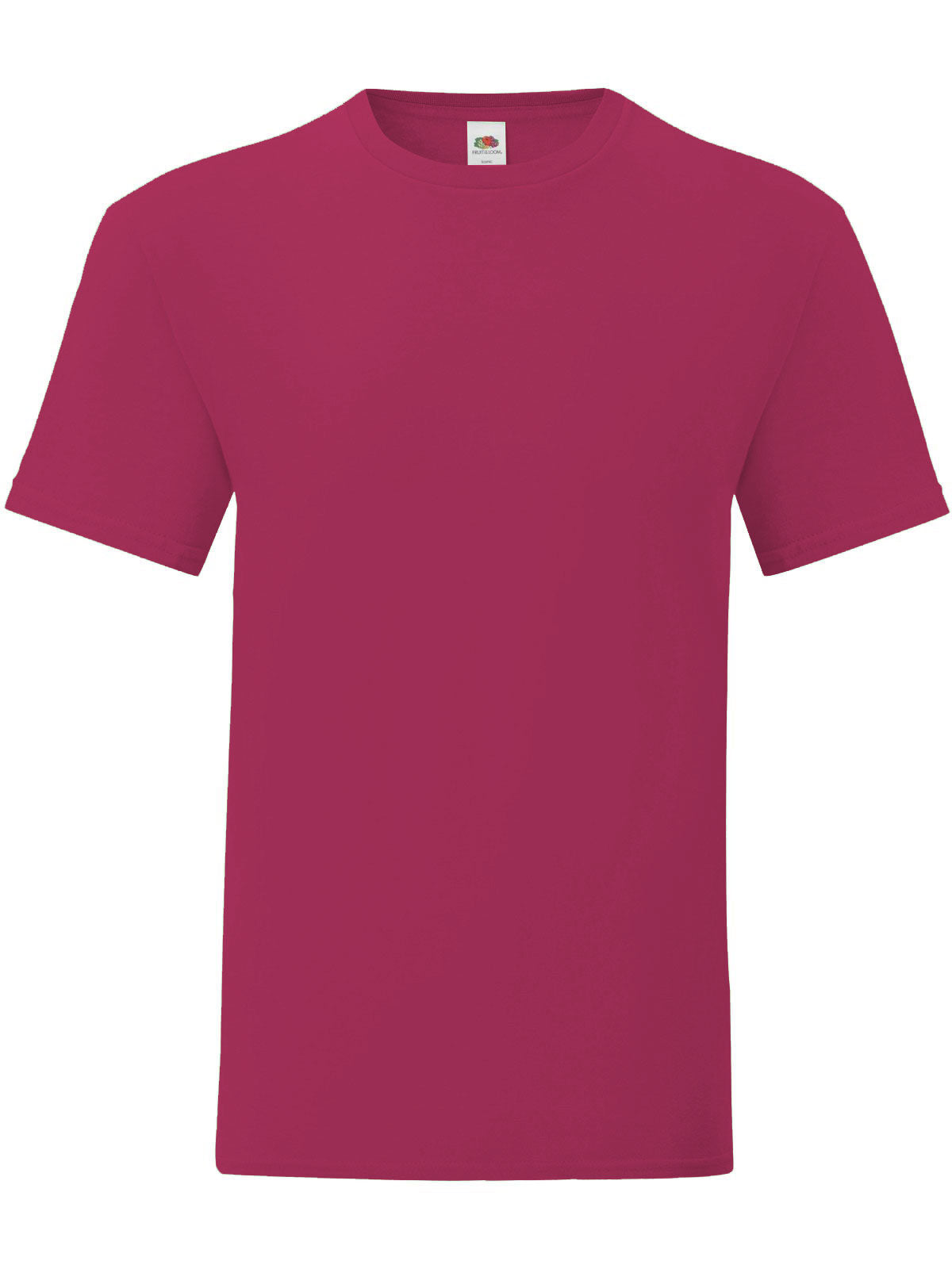 Iconic 195 T Damen T-Shirt – Fruit of the Loom – Farbe cranberry – individuell veredelbar