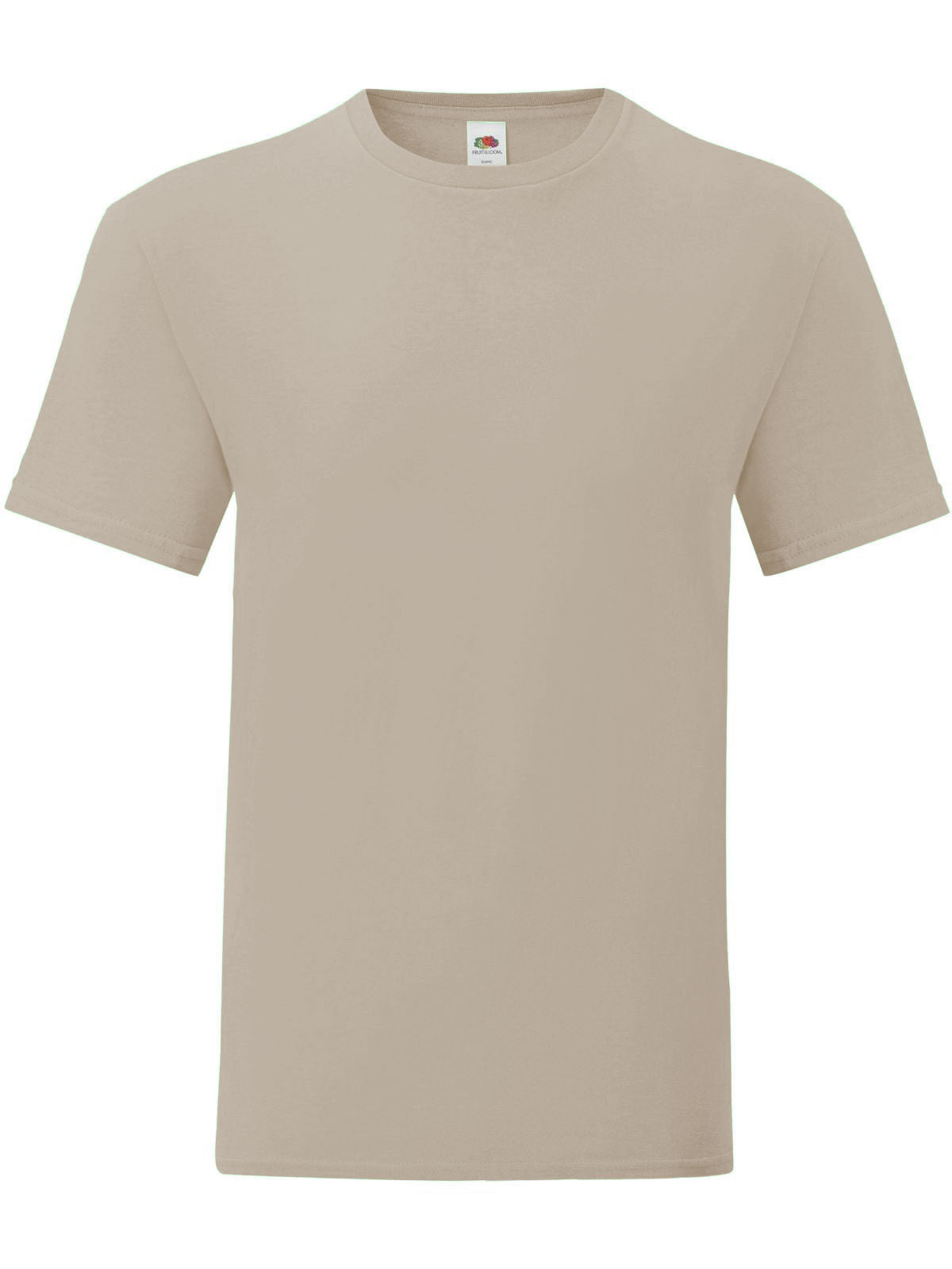Iconic 195 T Damen T-Shirt – Fruit of the Loom – Farbe desert sand – individuell veredelbar