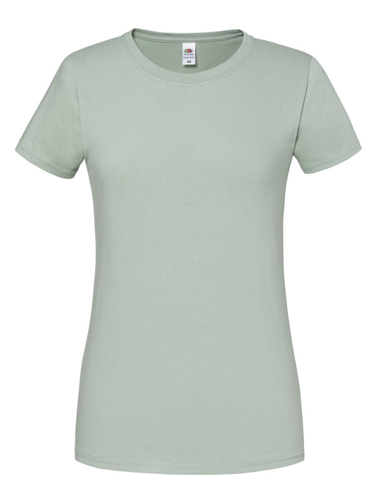 Iconic 195 T Damen T-Shirt – Fruit of the Loom – Farbe sage – individuell veredelbar